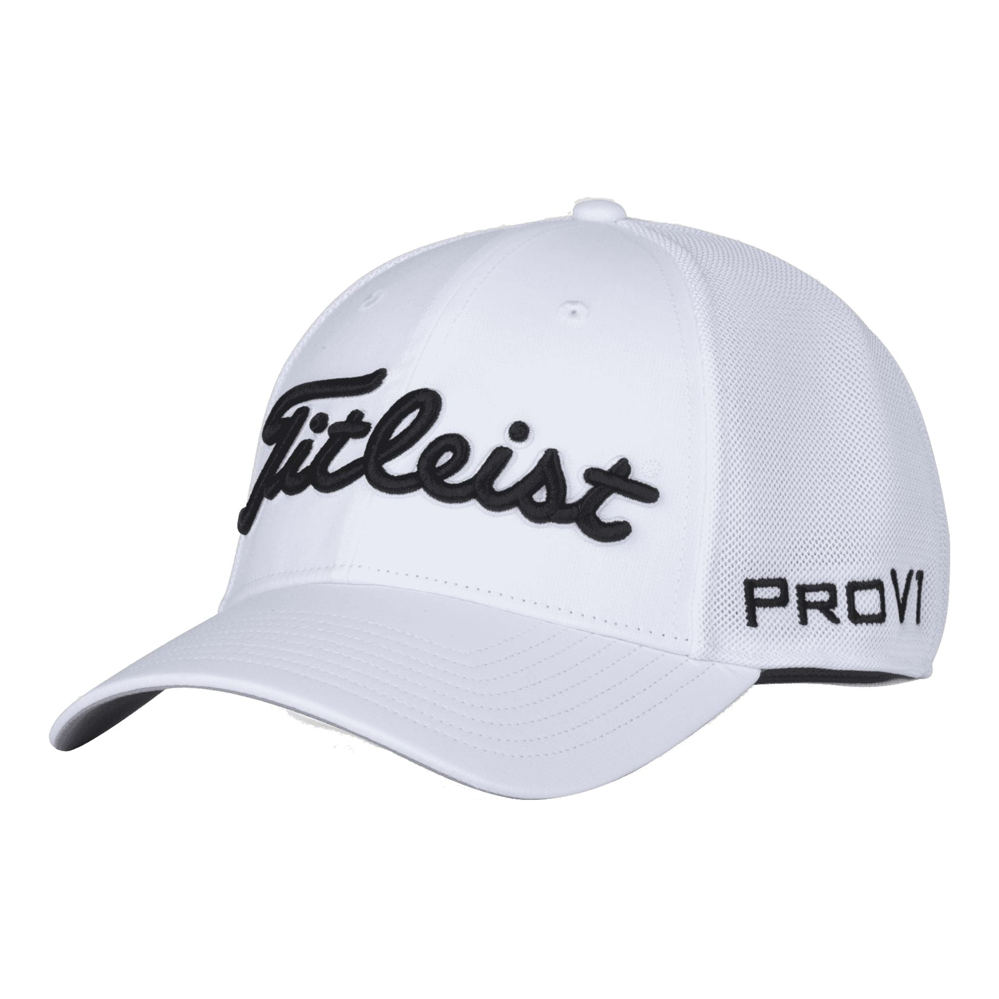 Casquette Titleist Tour Sports en maille blanche/noire