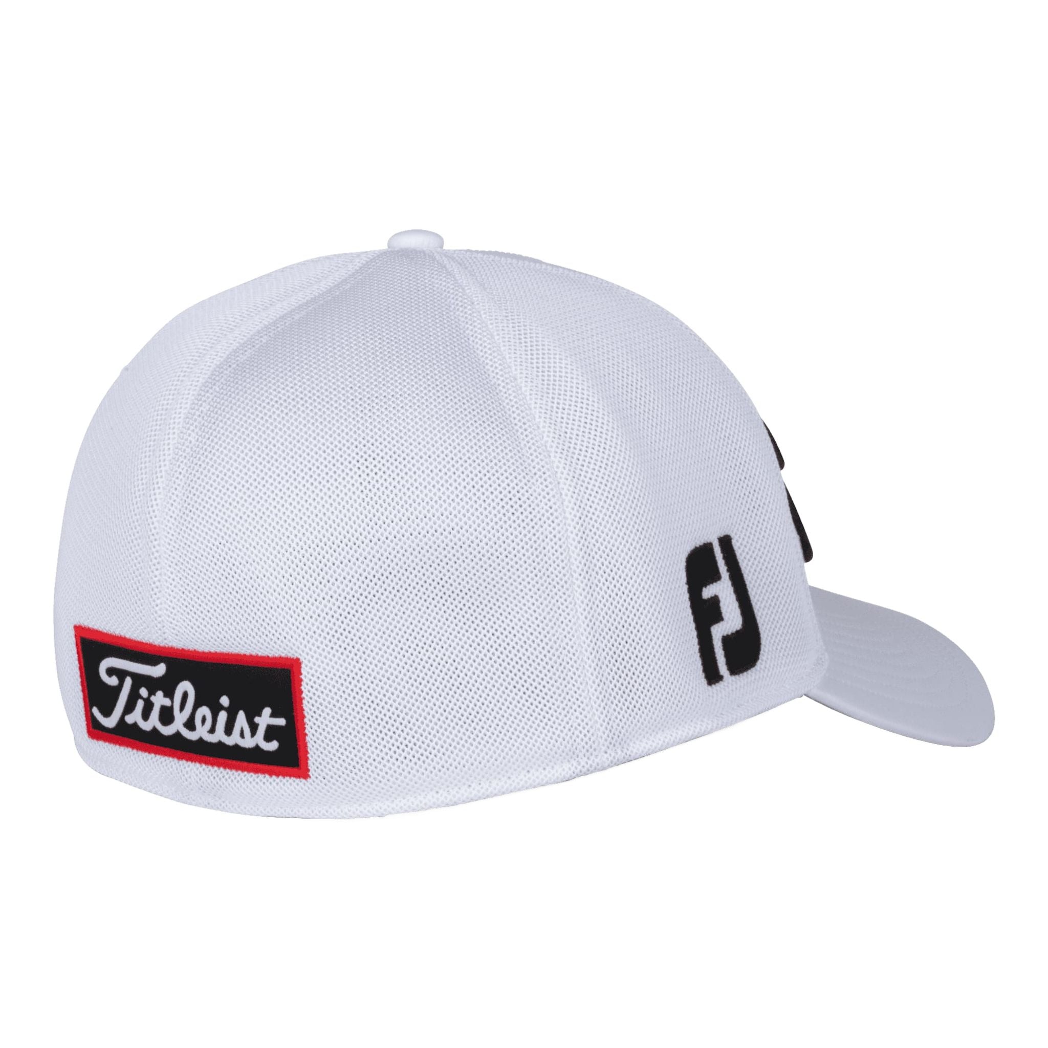 Casquette Titleist Tour Sports en maille blanche/noire