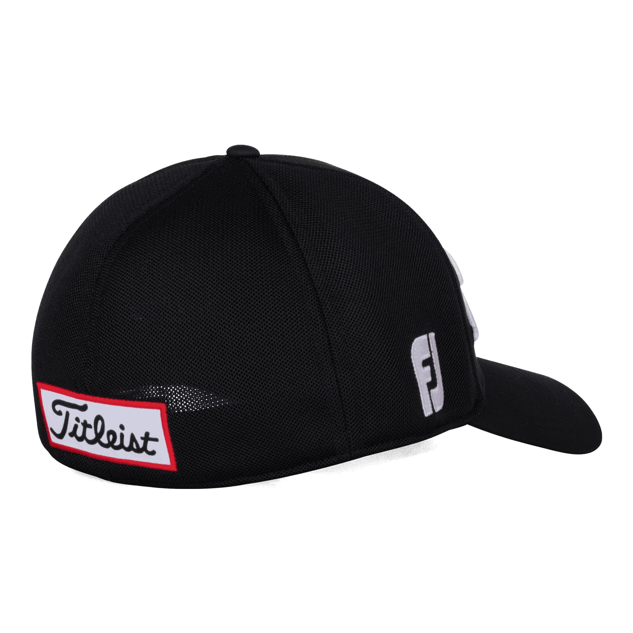 Casquette Titleist Tour Sports Mesh noire et blanche