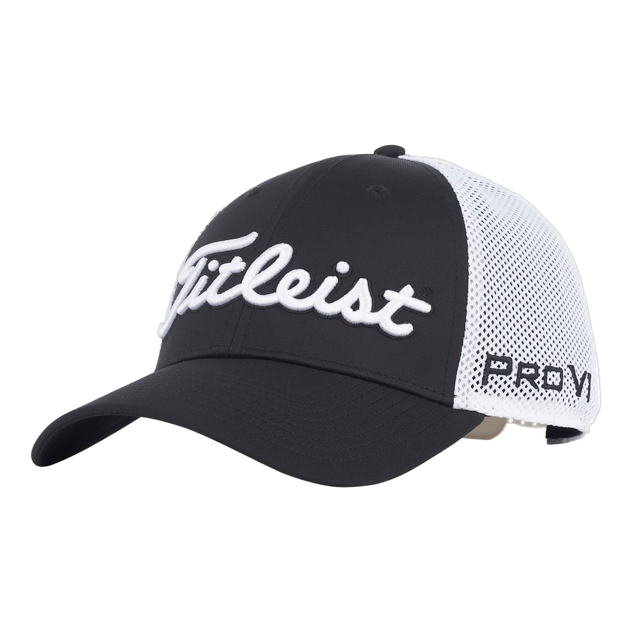 Casquette de golf Titleist Tour Performance Mesh Noir/Blanc Homme