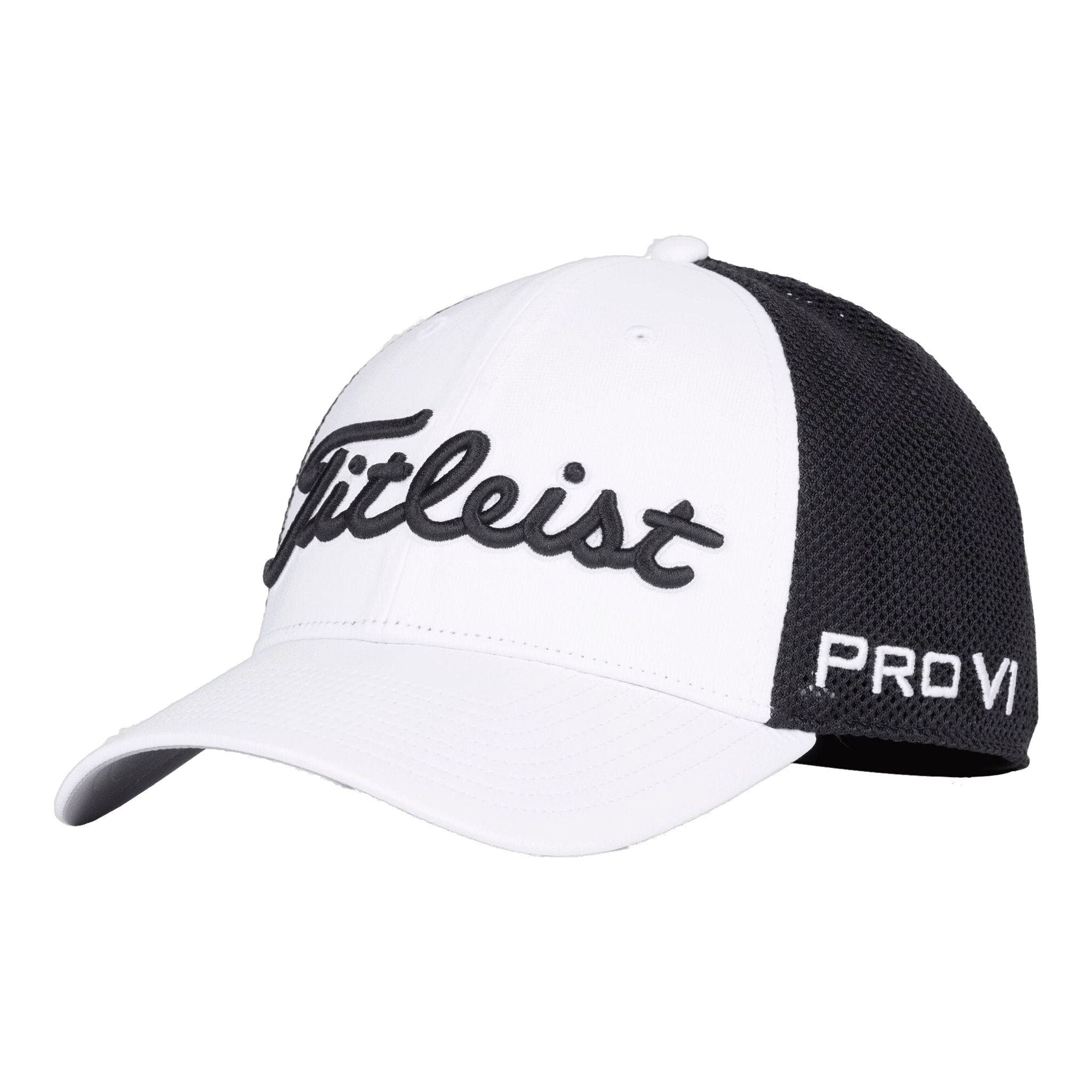 Casquette de golf Titleist Tour Performance Mesh blanche/noire pour homme