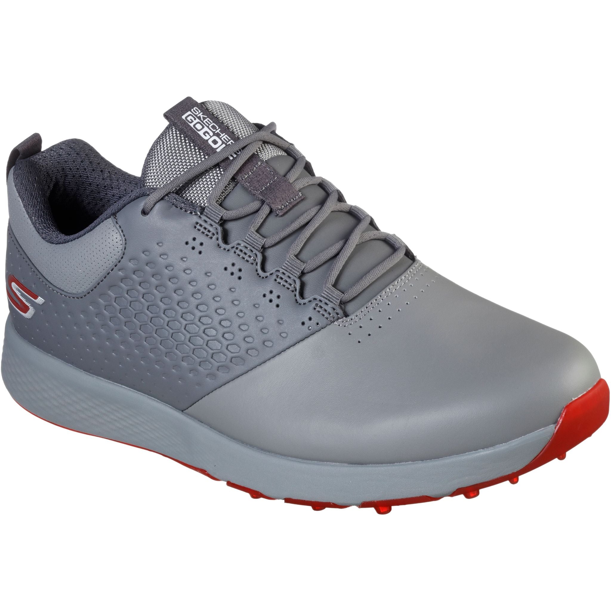 Skechers M Elite 4 Charbon/Rouge Homme