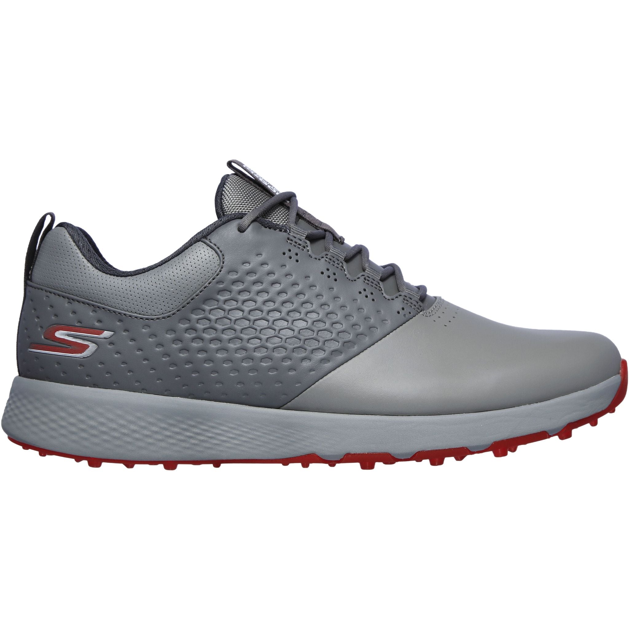 Skechers M Elite 4 Charbon/Rouge Homme