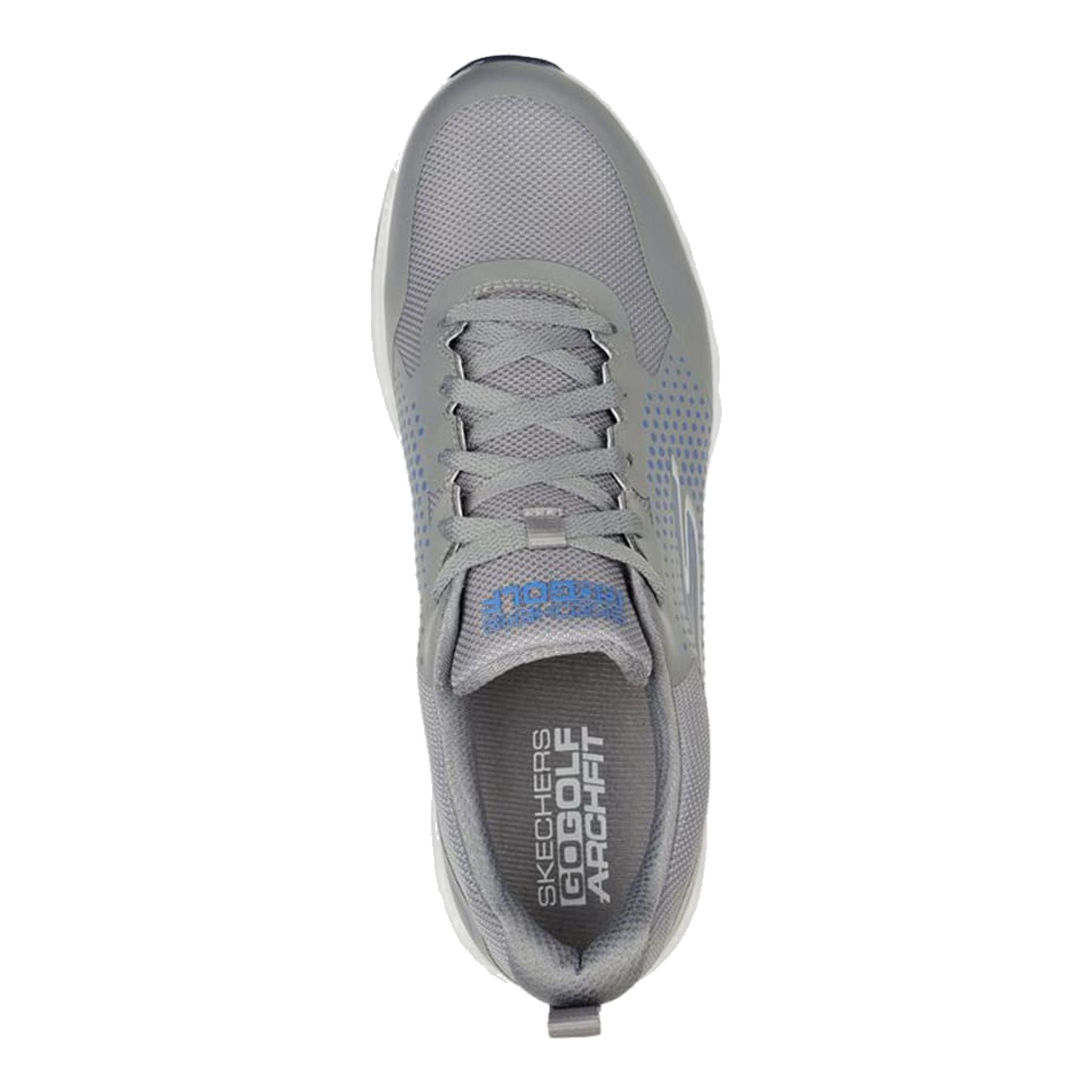 Skechers M GO GOLF ELITE 5 - Gris Synthétique/Textile/Bleu Tr Homme