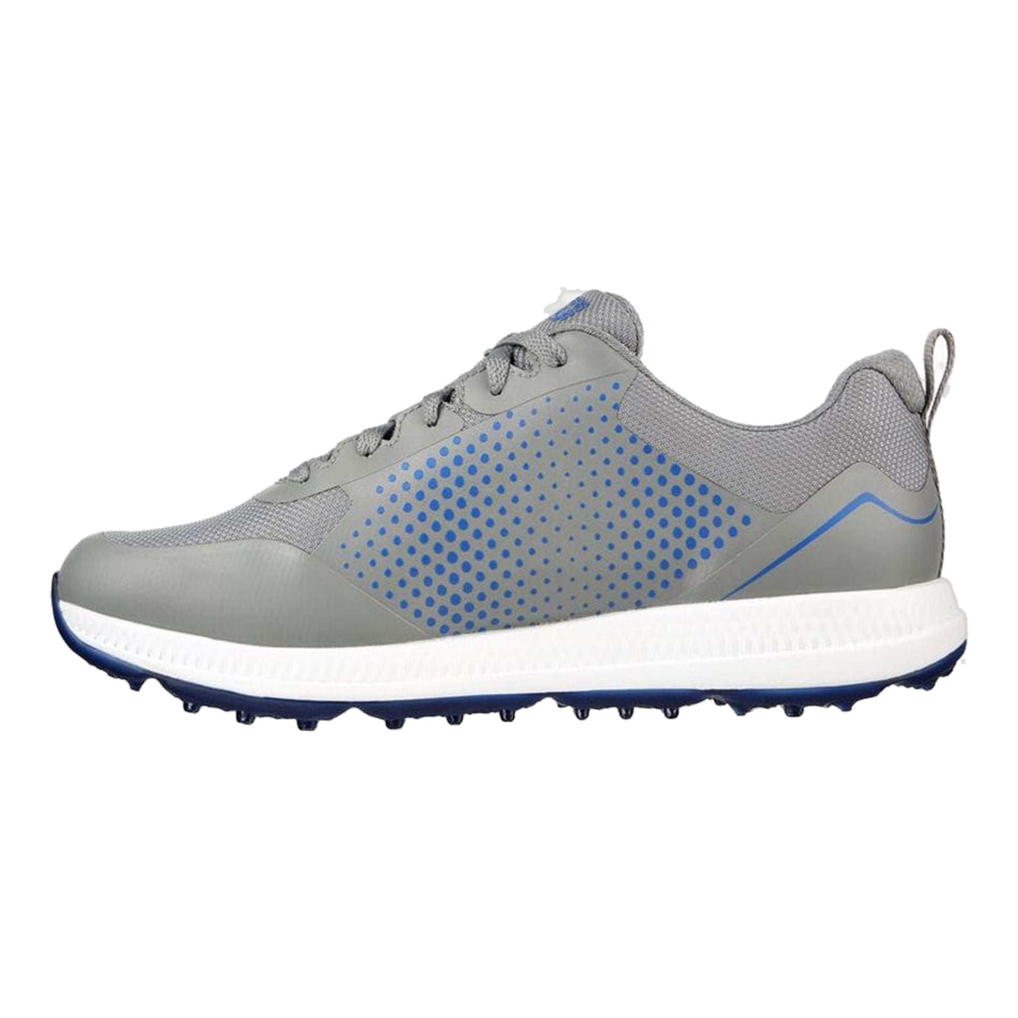 Skechers M GO GOLF ELITE 5 - Gris Synthétique/Textile/Bleu Tr Homme