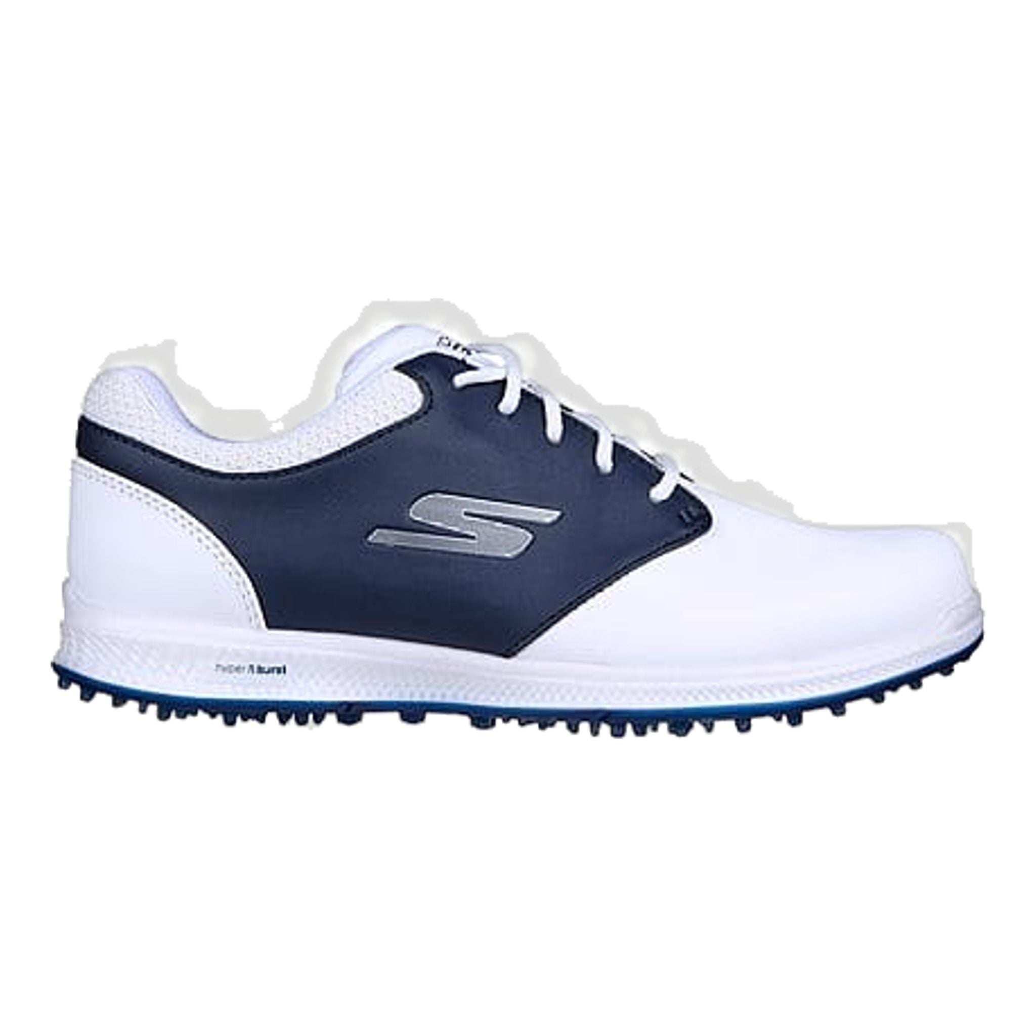 Skechers Go Golf Elite 4 Hyper Cuir Blanc/Garniture Marine Femme