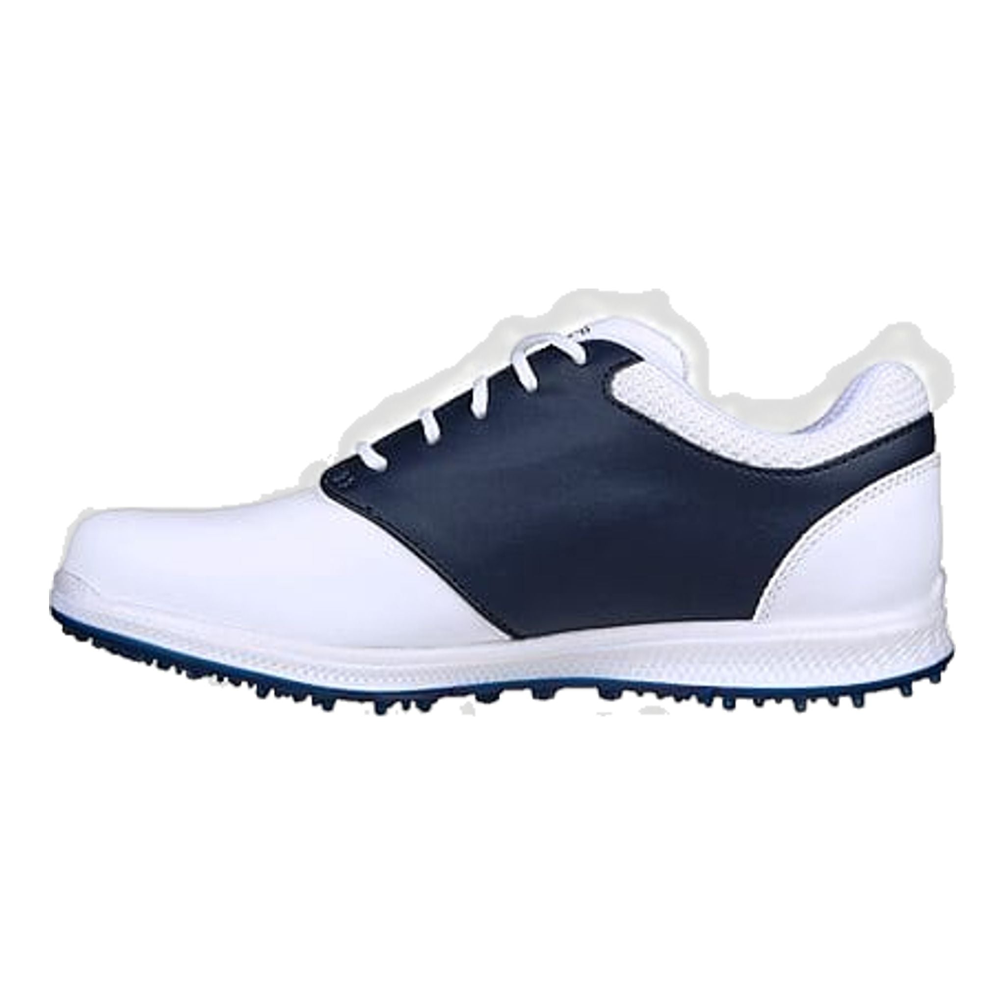Skechers Go Golf Elite 4 Hyper Cuir Blanc/Garniture Marine Femme