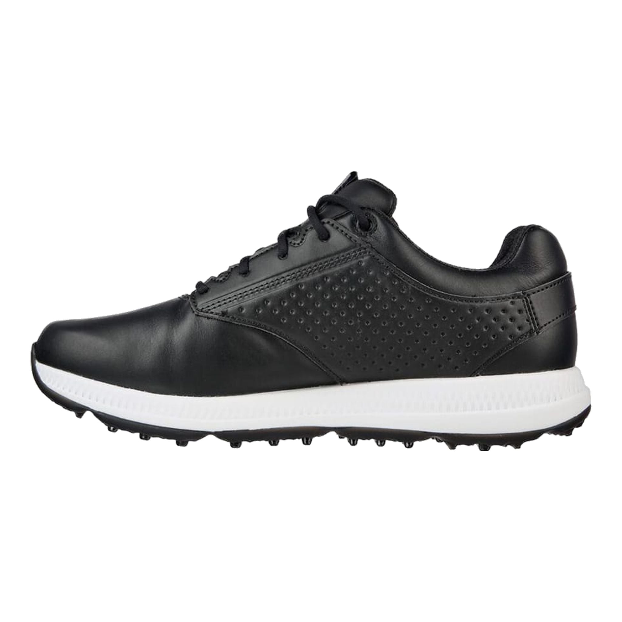 Skechers M GO GOLF ELITE 5 - LEGEND Cuir noir/Blanc Tri Homme