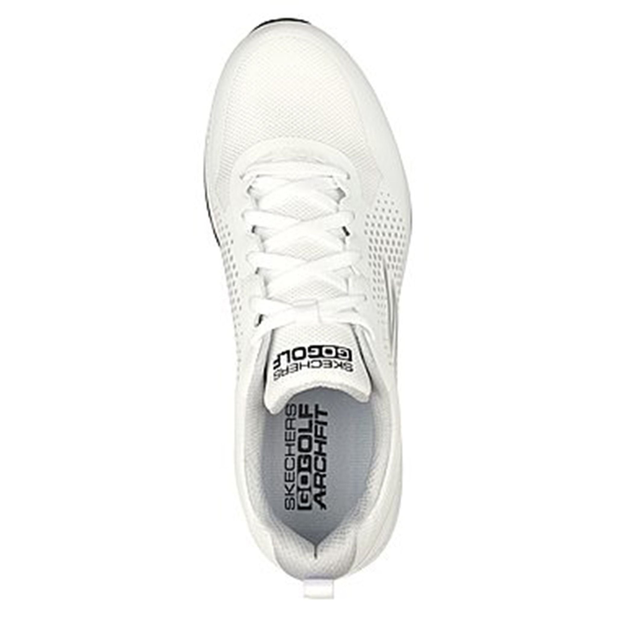 Skechers M GO GOLF ELITE 5 - Blanc Synthétique/Textile/Noir Homme