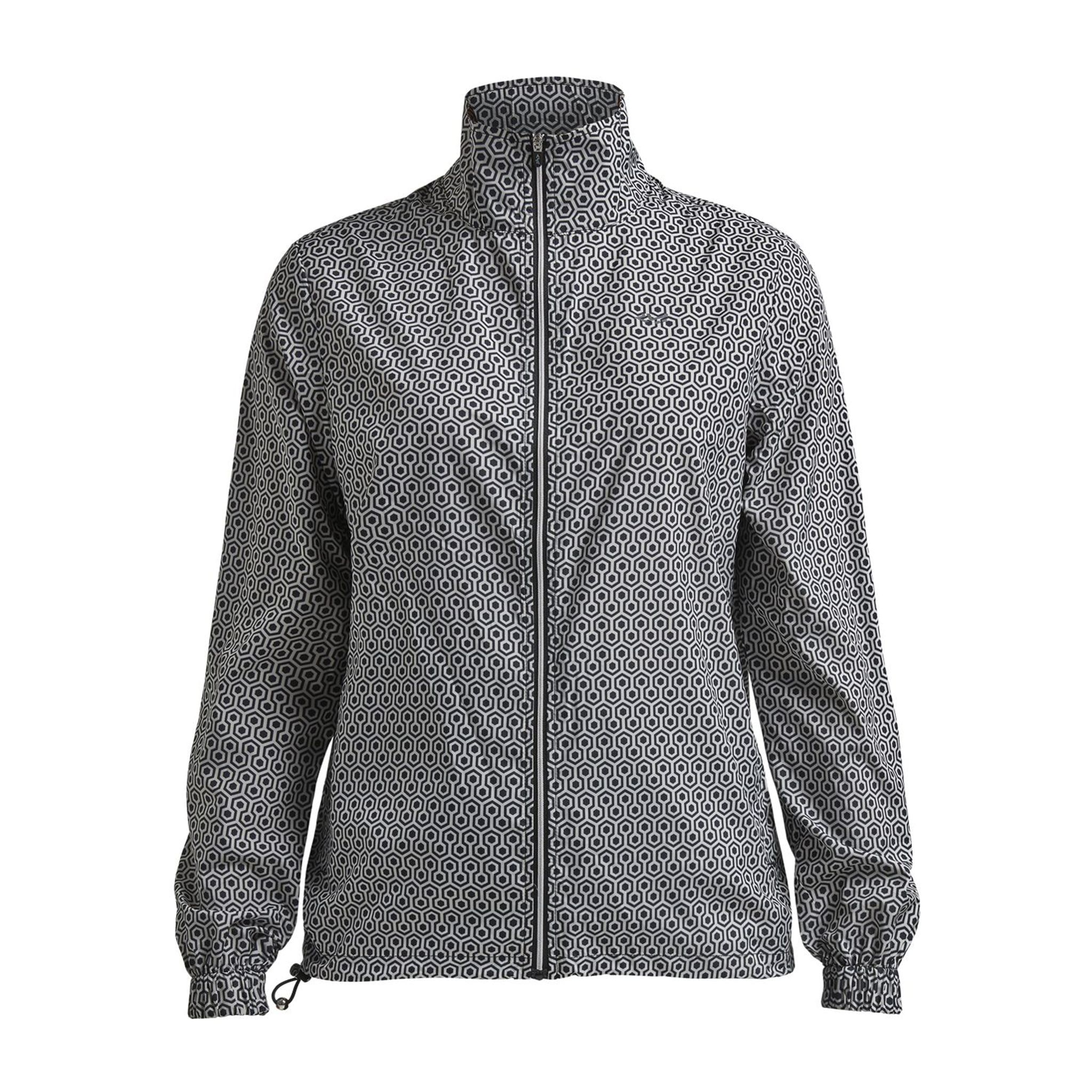 Veste coupe-vent de poche Röhnisch Geo Comb Noir Femme