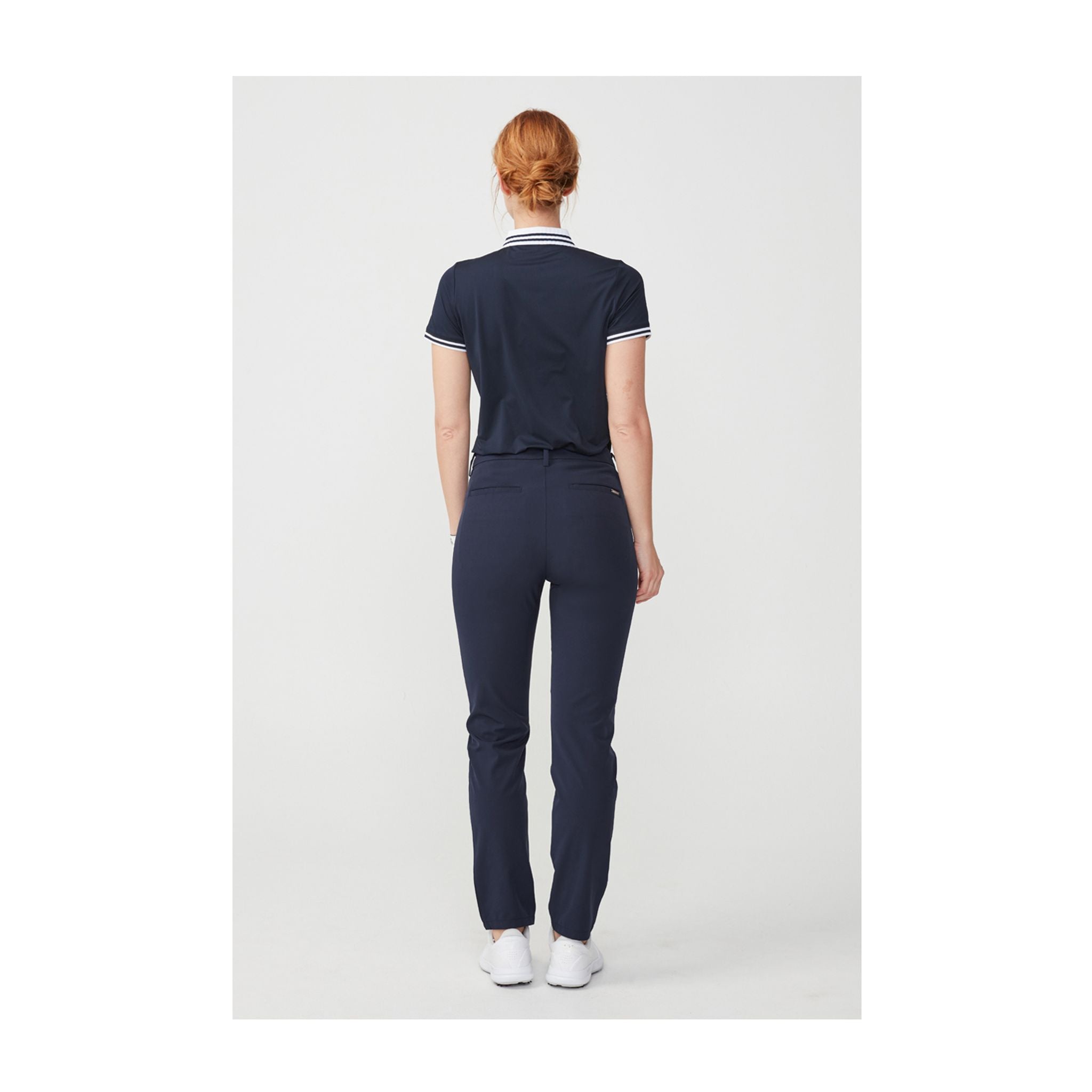 Polo Röhnisch Stripe Marine Femme