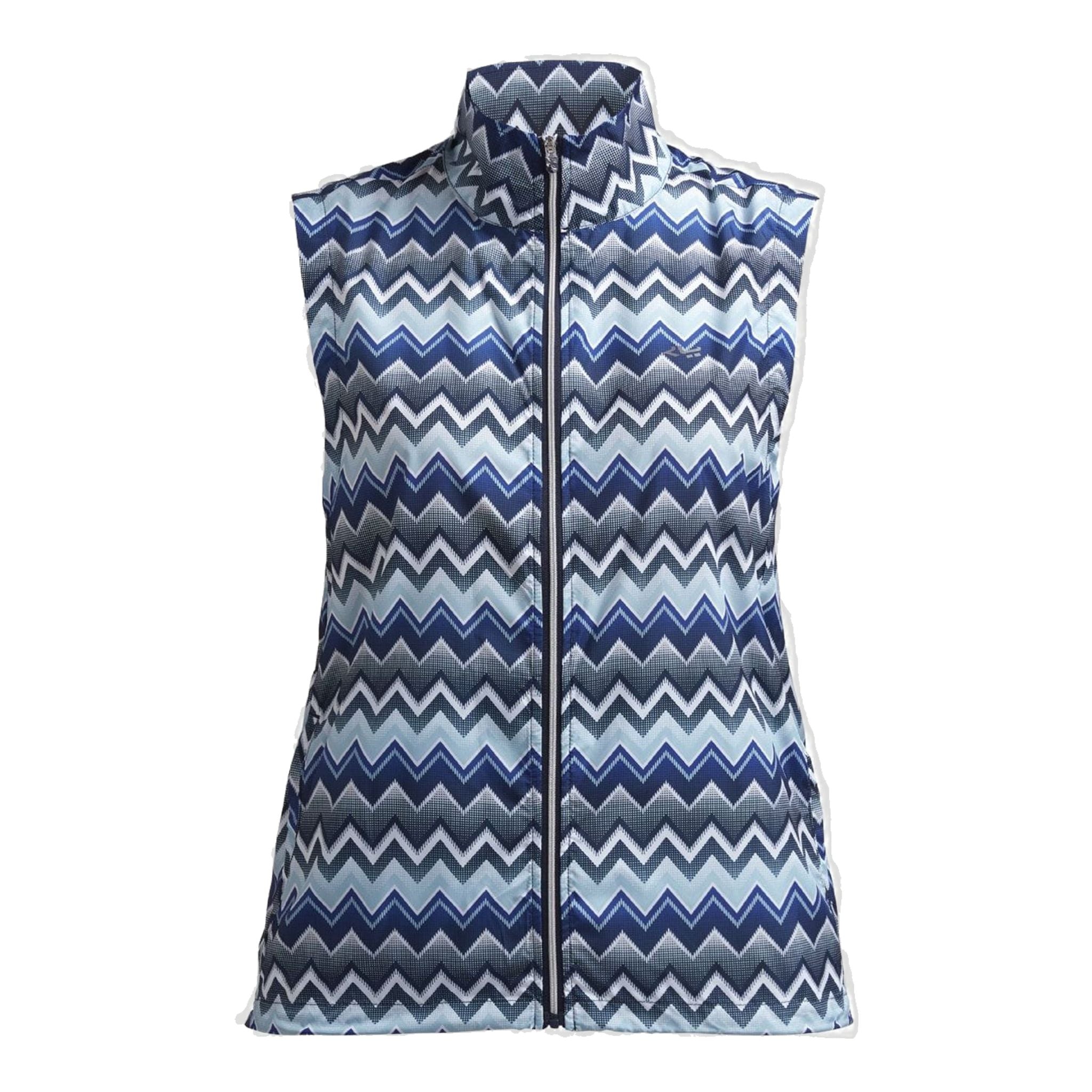 Veste coupe-vent Röhnisch Pocket Zigzag bleu femme