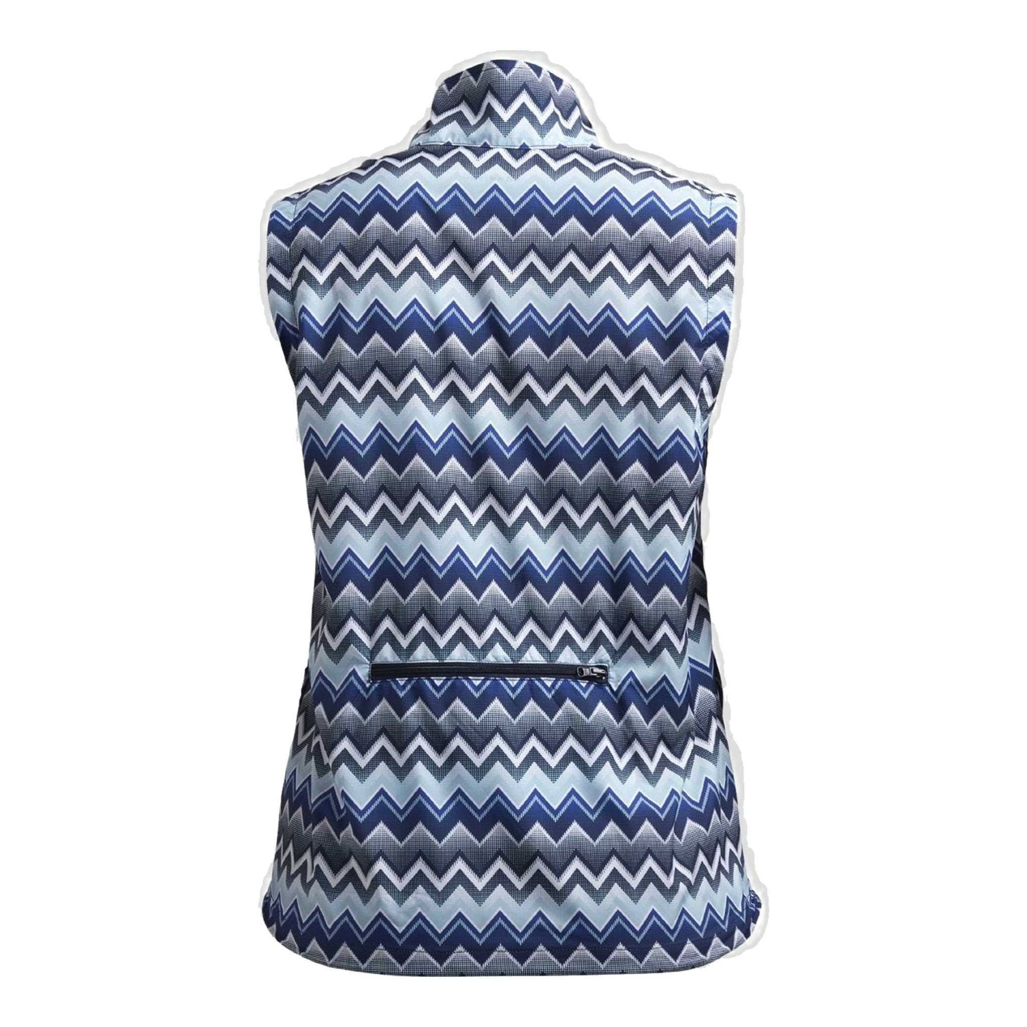 Veste coupe-vent Röhnisch Pocket Zigzag bleu femme