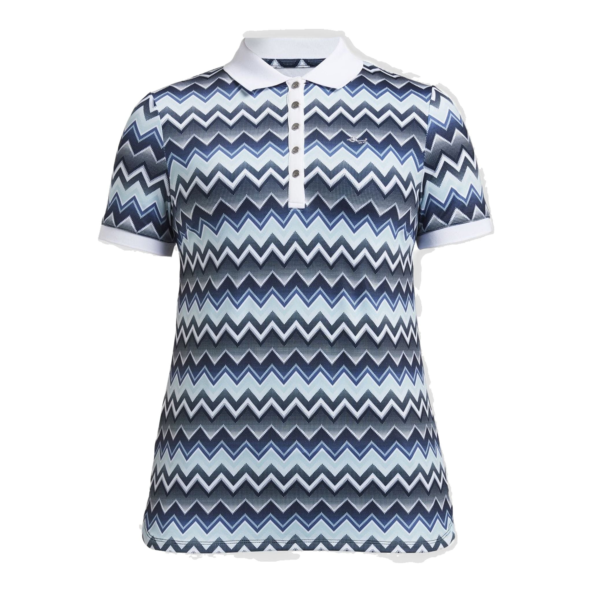 Polo Röhnisch Element Zigzag bleu femme