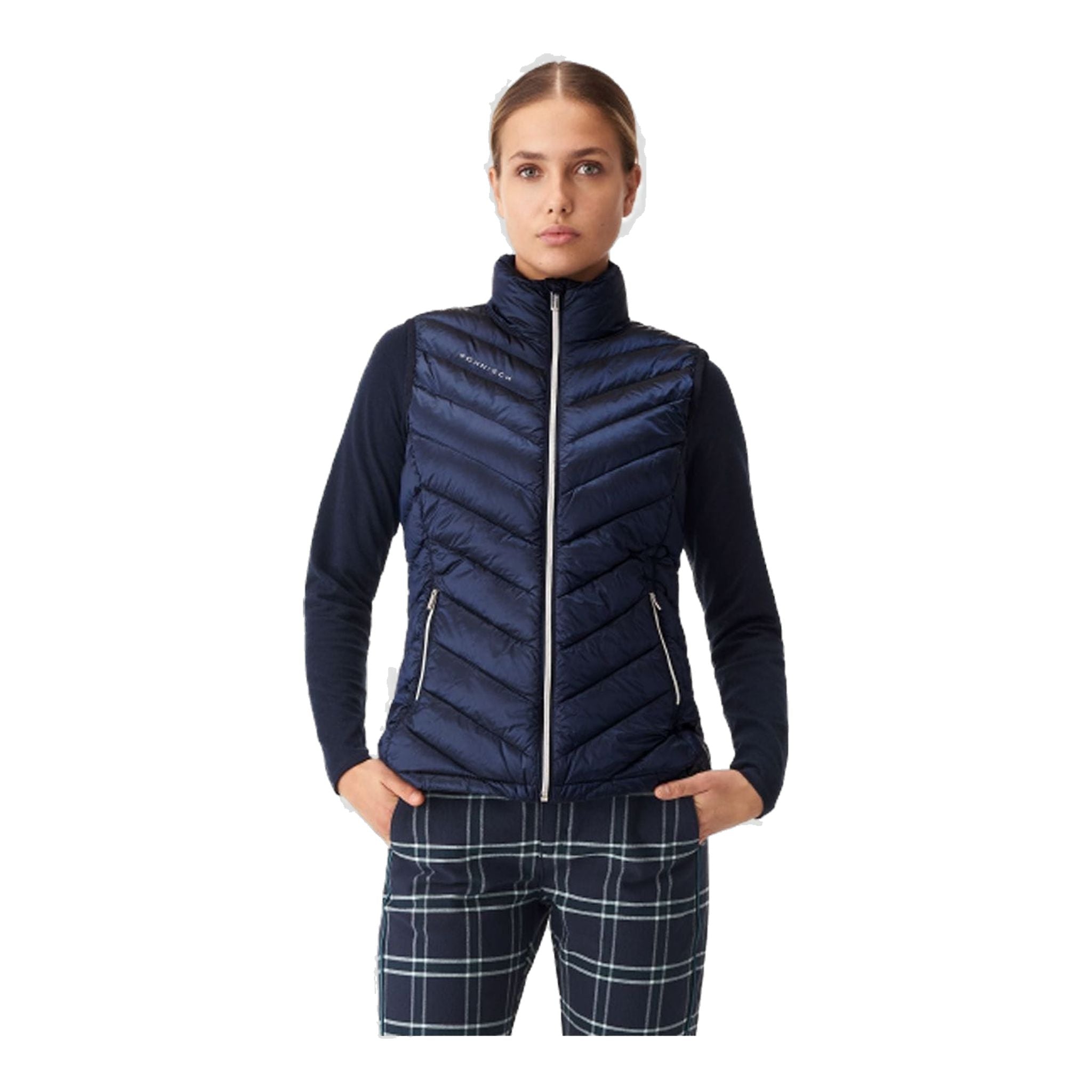 Doudoune sans manches Röhnisch W Skylar bleu marine pour femme