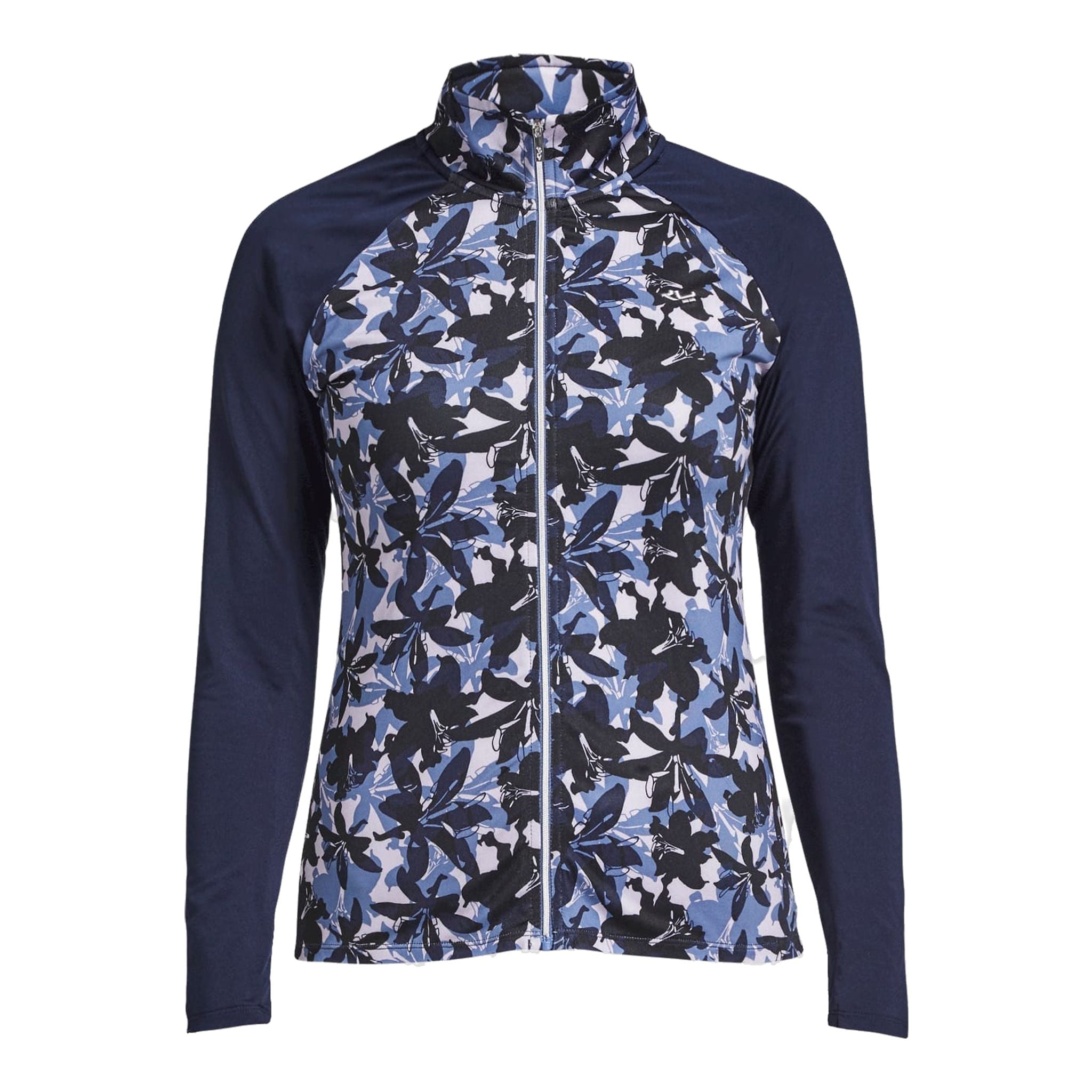 Veste Röhnisch zippée intégralement, chaude, bleu lys, pour femme