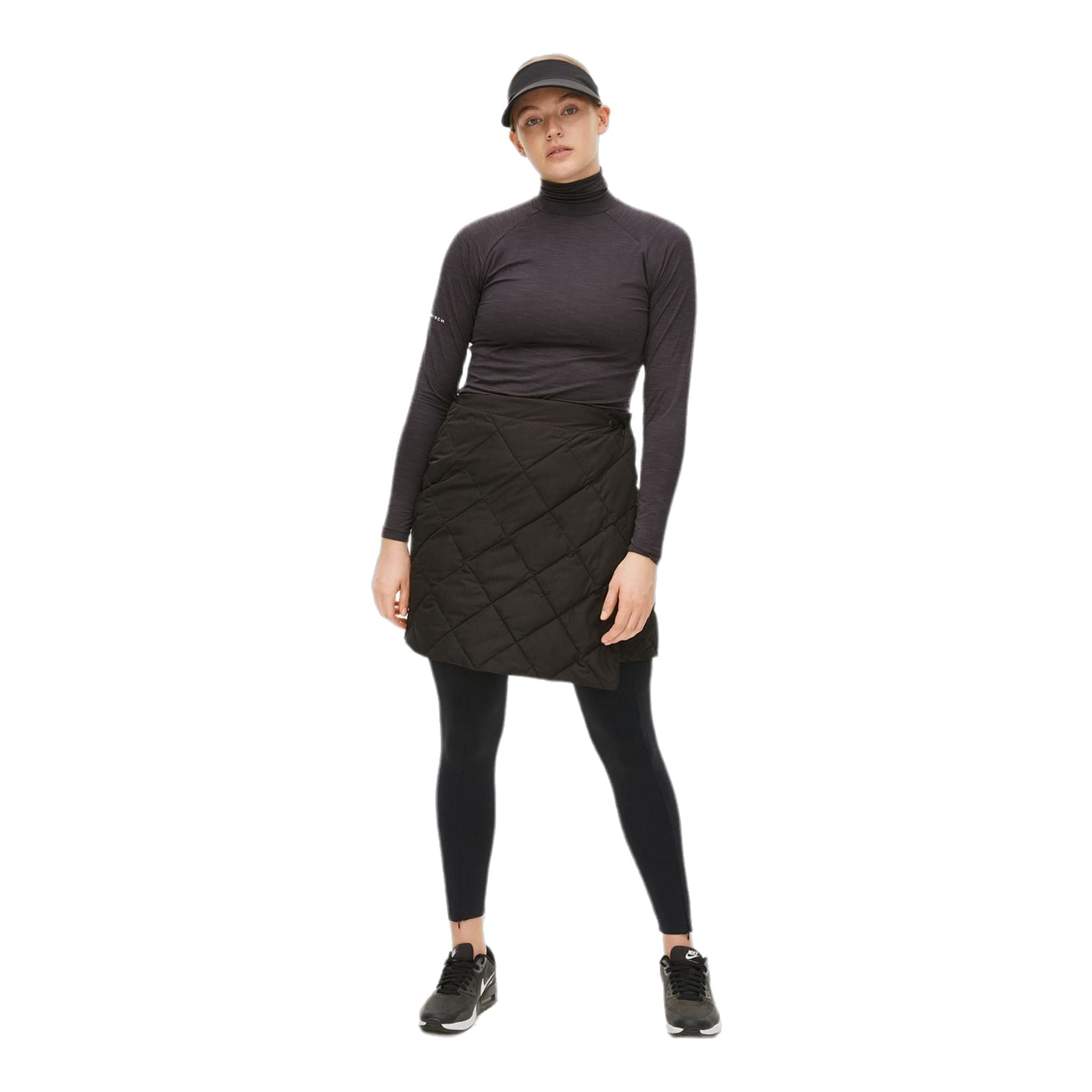 Röhnisch Evelyn Quilt Golf Rock Schwarz Damen Damen