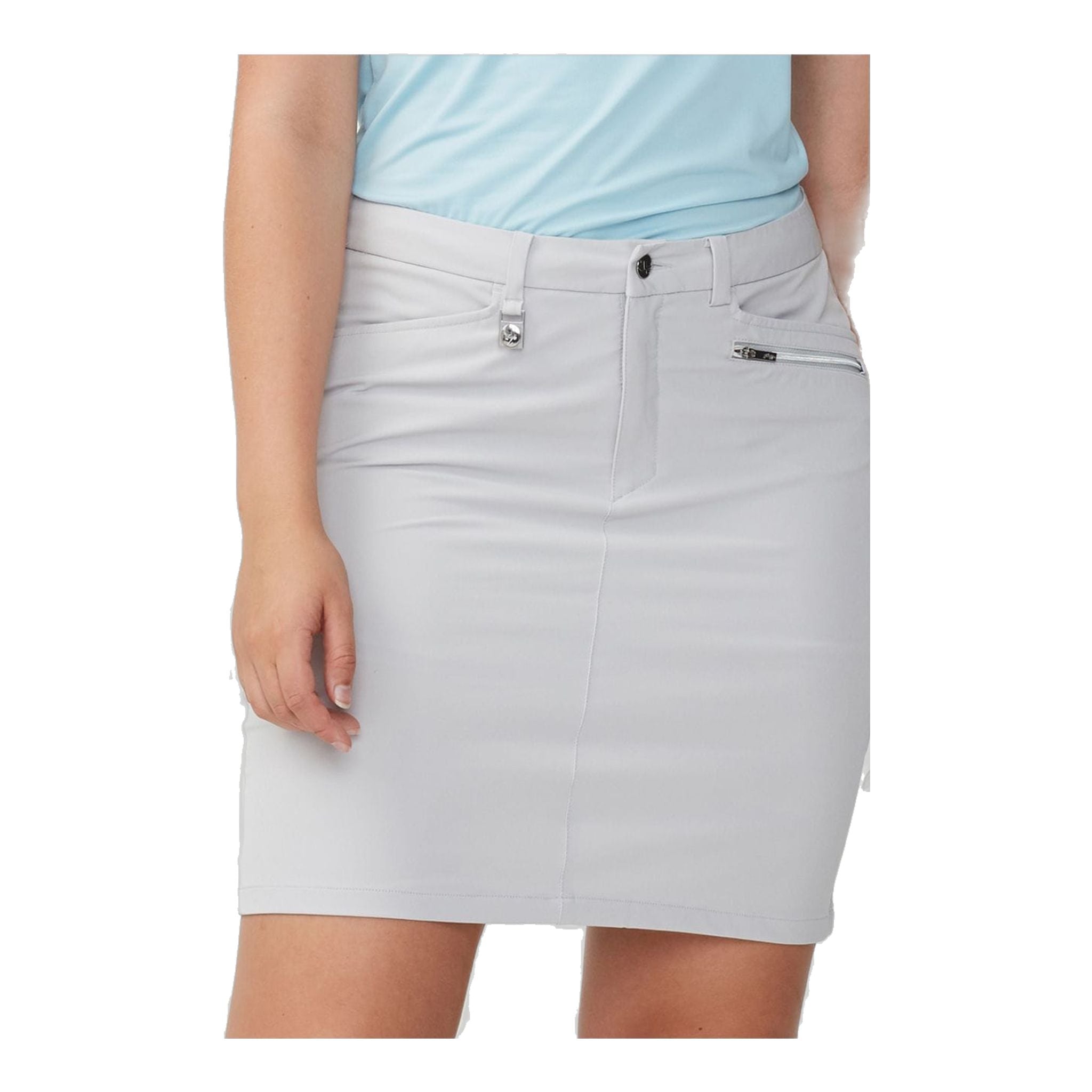 Röhnisch Jupe-short Comfort Stretch Argent Gris Femme