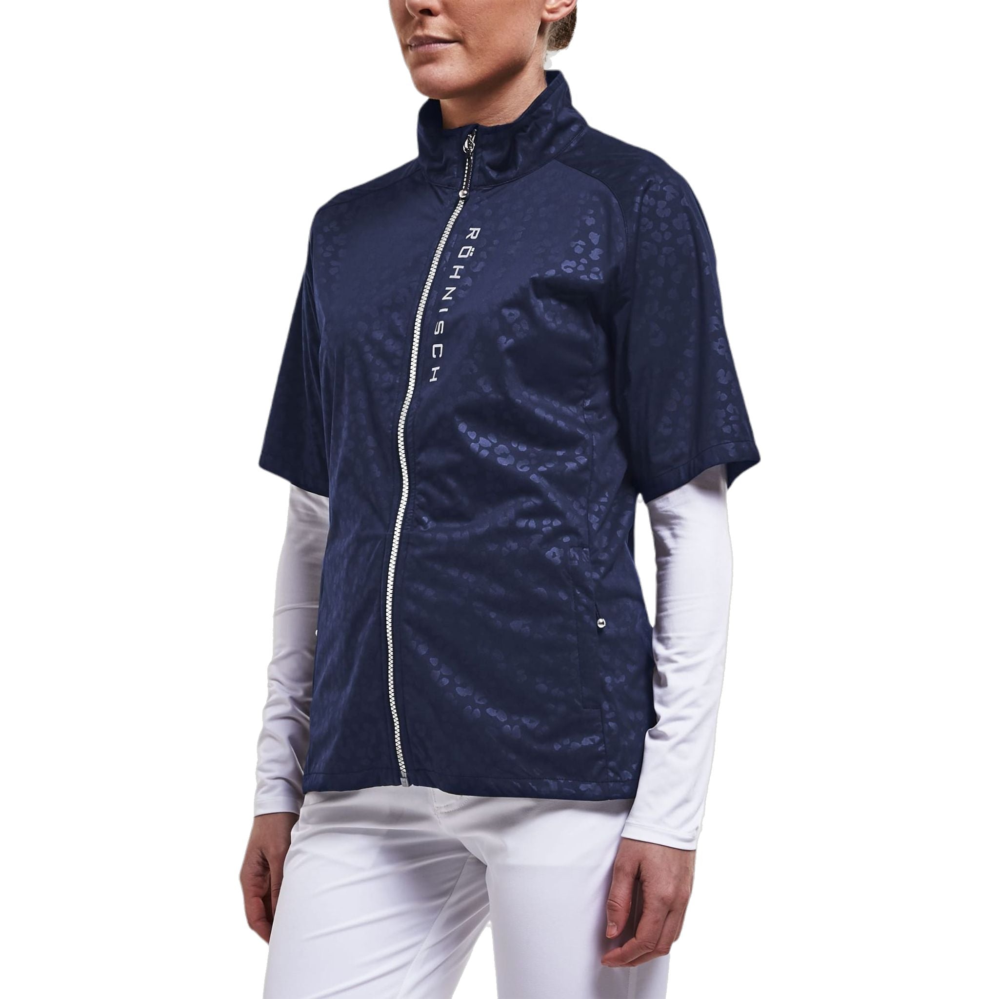 Röhnisch Mae Wind SS Clover Embosse Stream Femme
