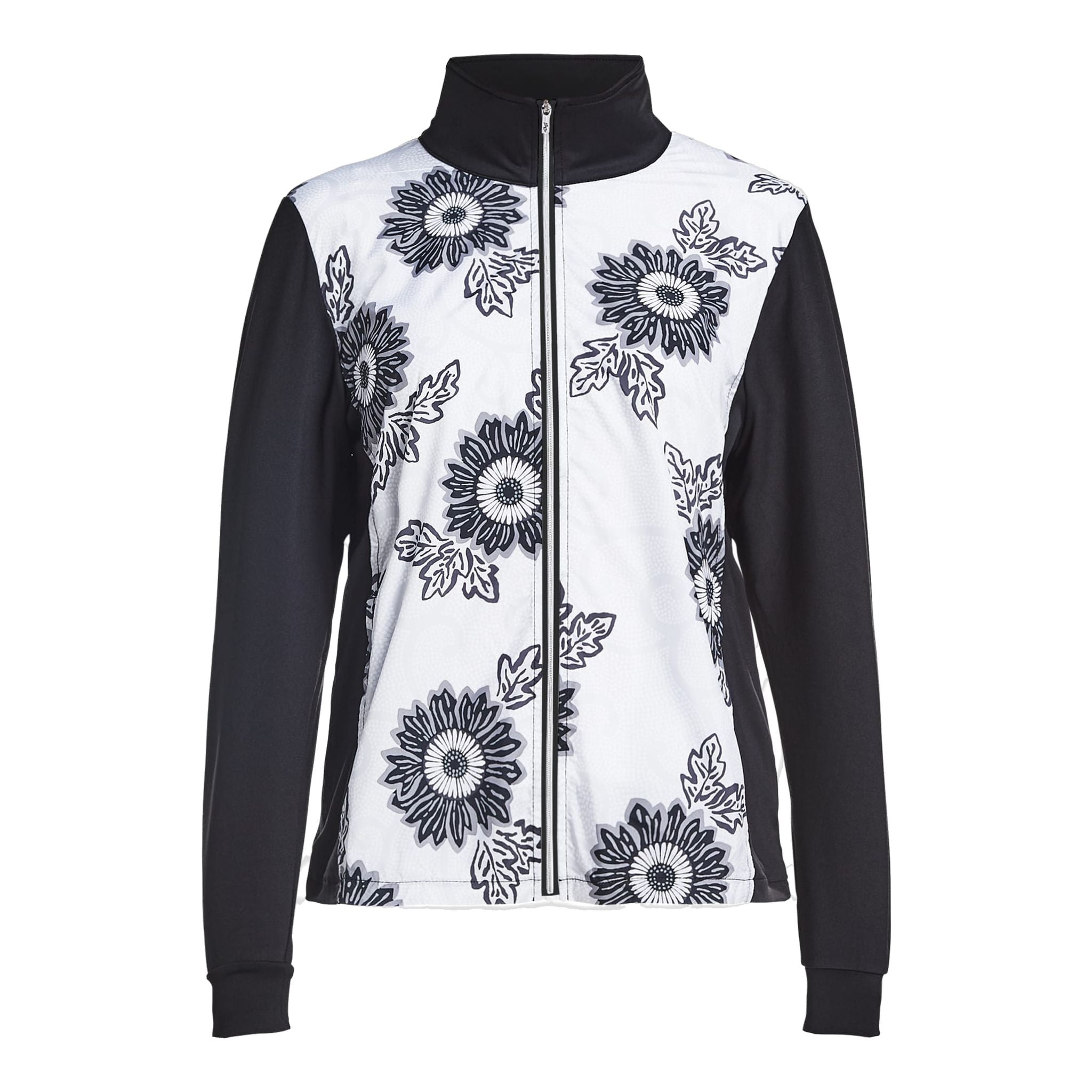Veste Röhnisch Swing Noire à Fleurs Massaï Femme