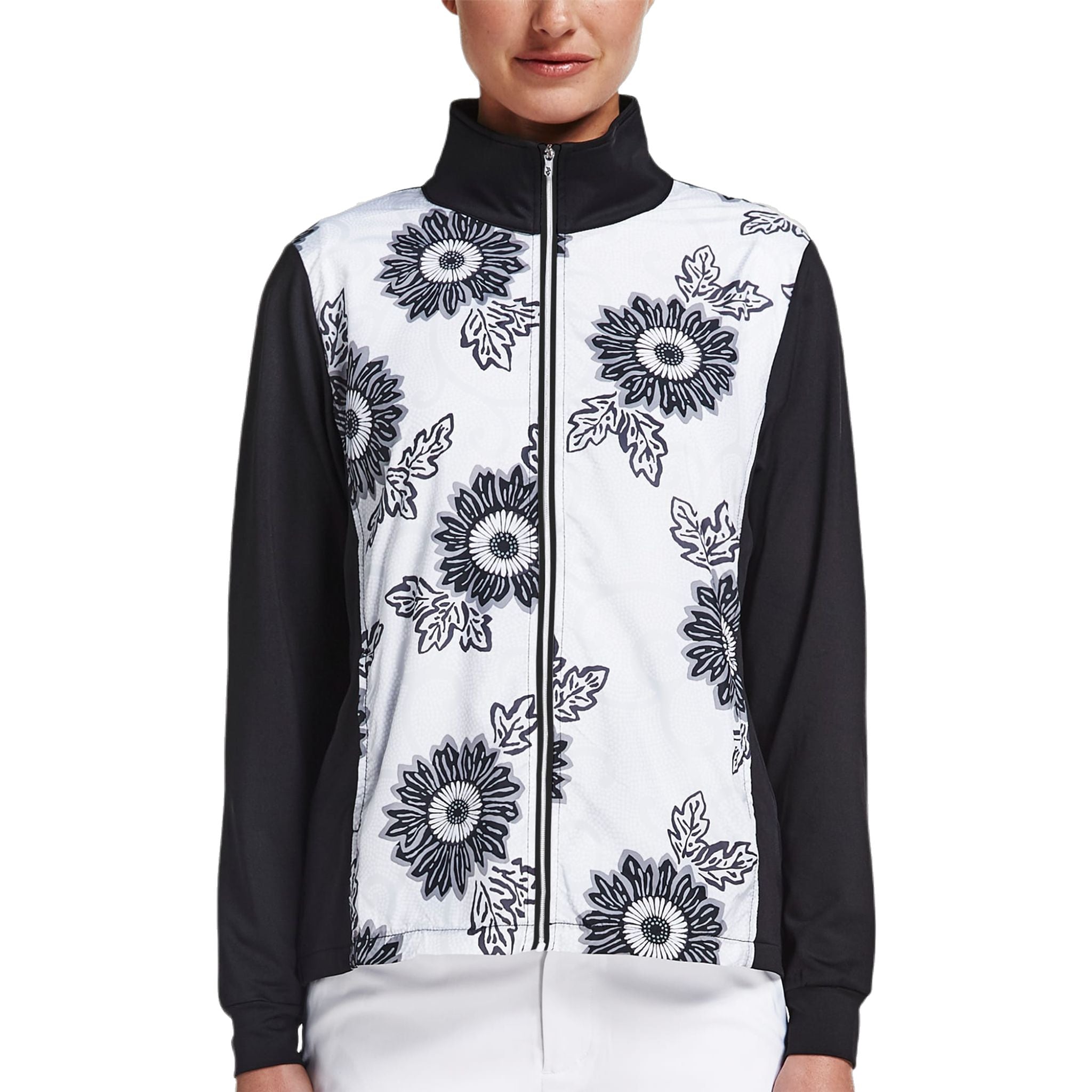 Veste Röhnisch Swing Noire à Fleurs Massaï Femme