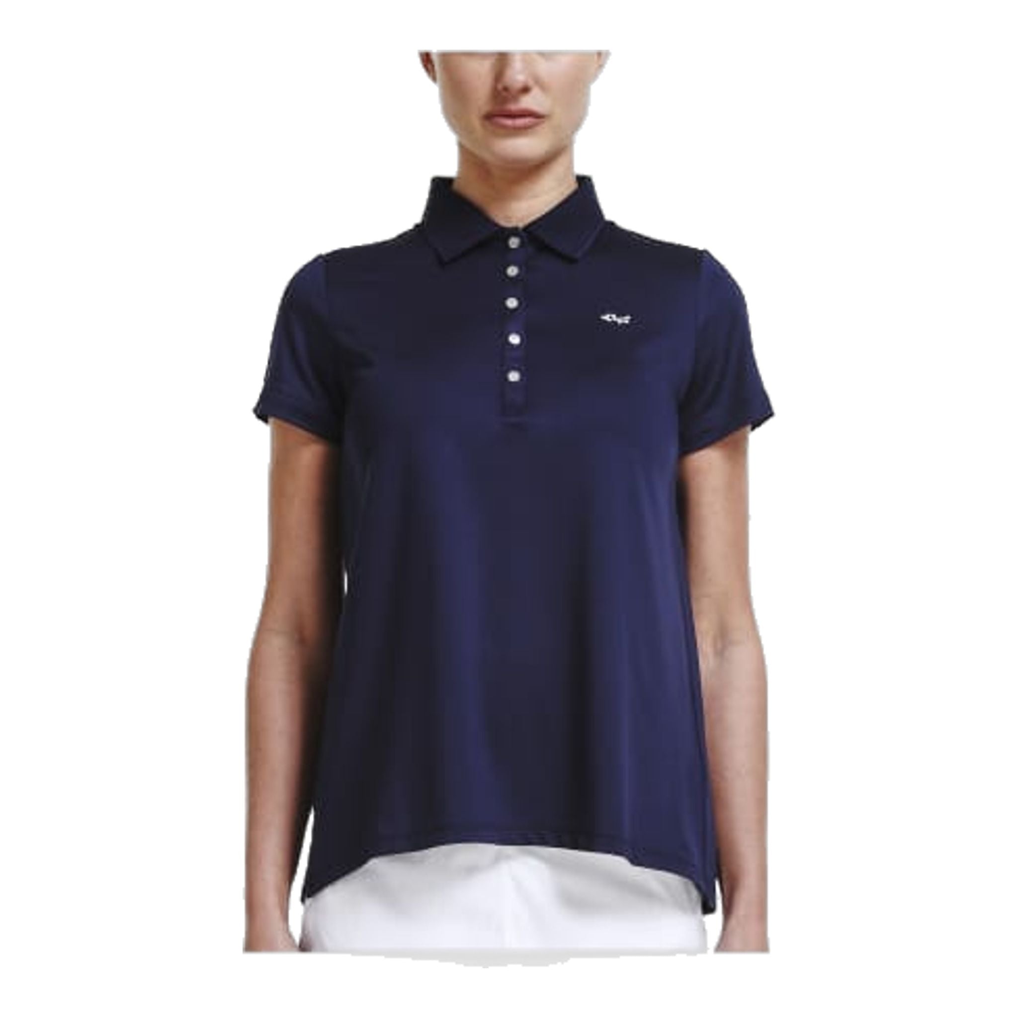 Polo plissé Röhnisch Indigo Nuit Femme