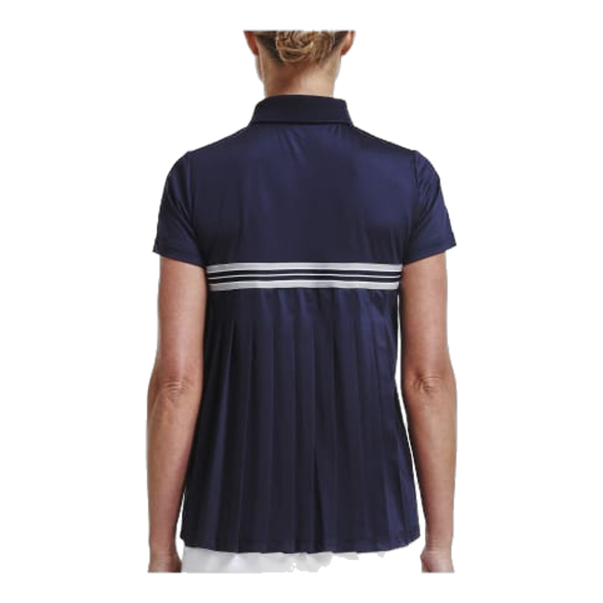 Polo plissé Röhnisch Indigo Nuit Femme