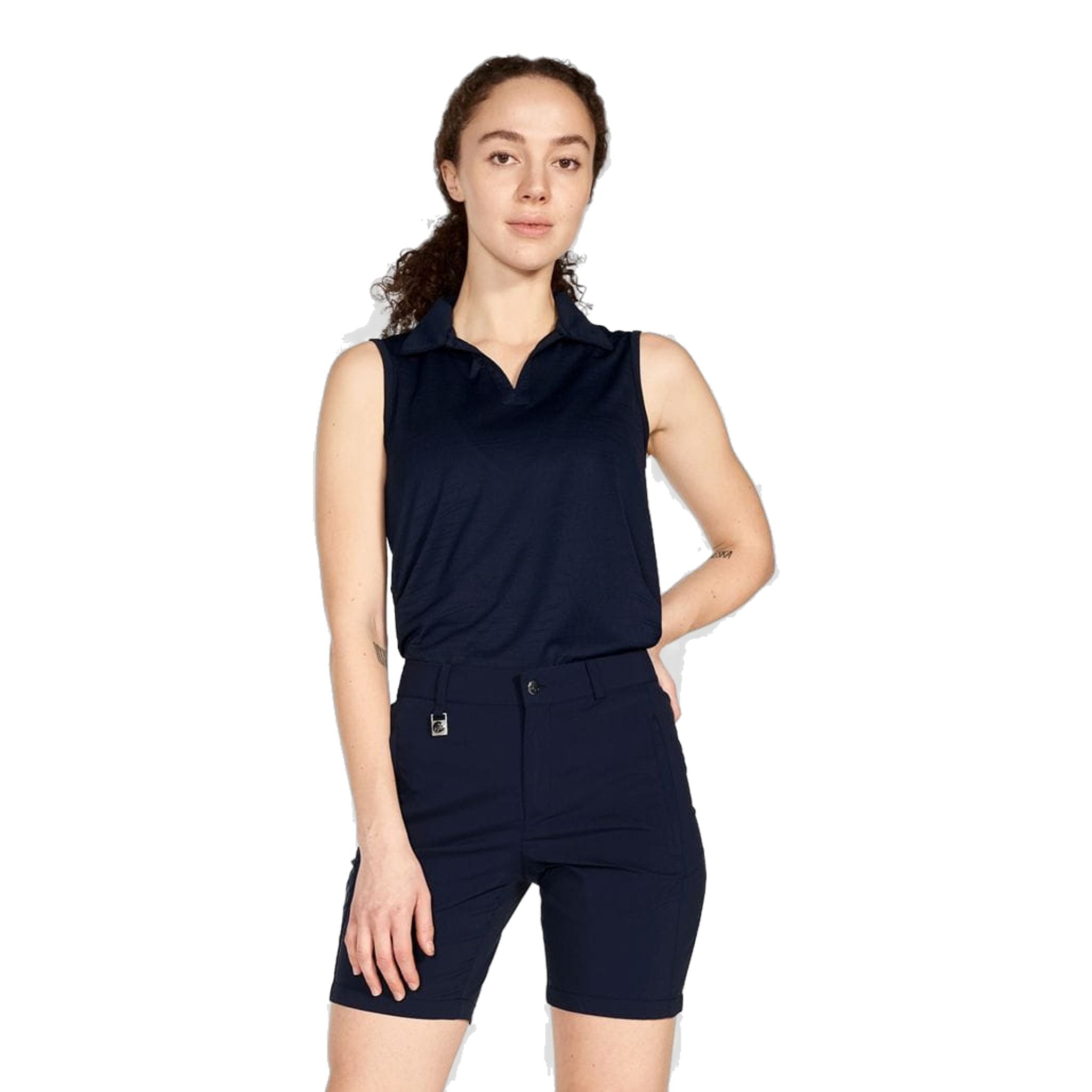 Polo Röhnisch W Zoey SL bleu marine pour femme