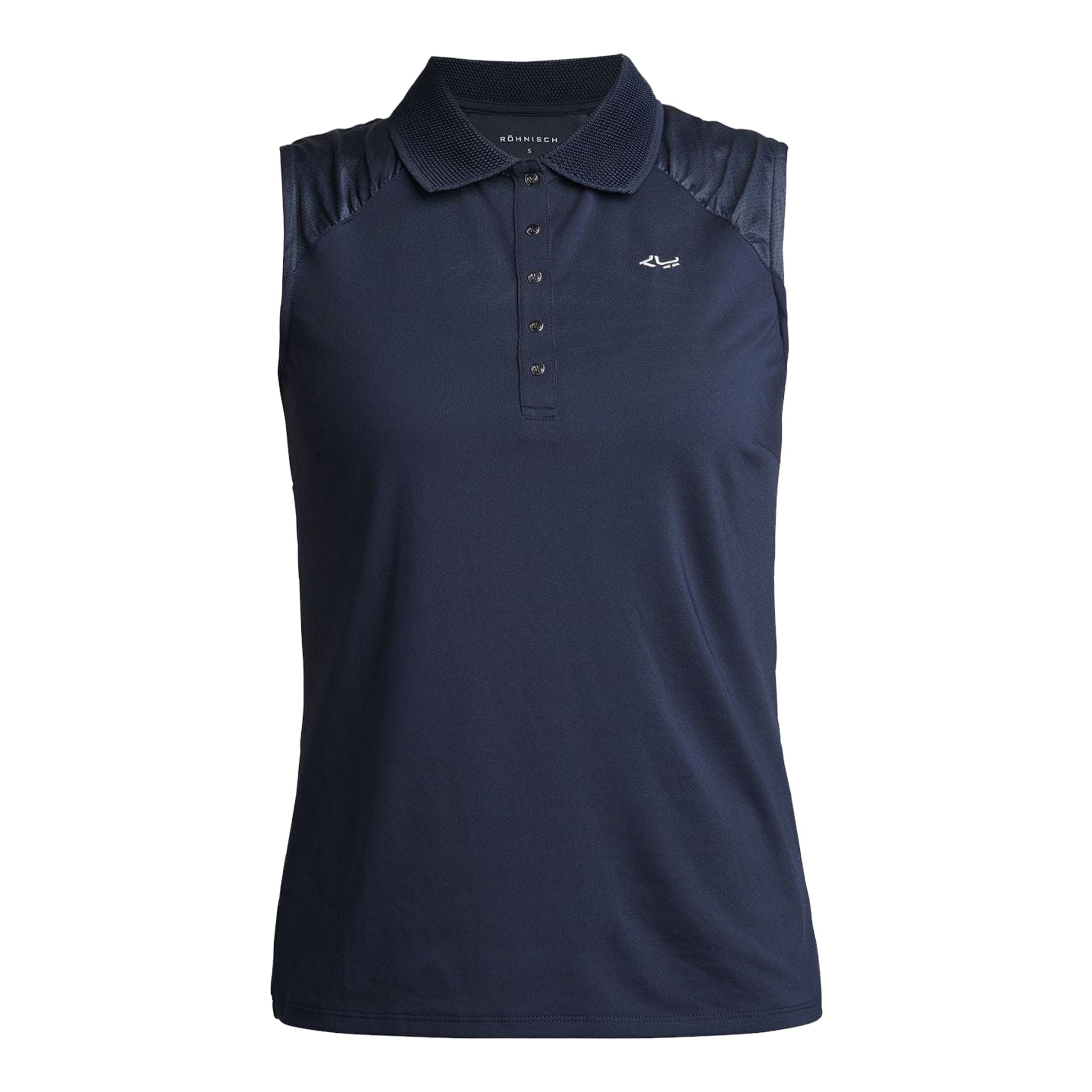 Polo Pulse sans manches bleu marine pour femme de Röhnisch