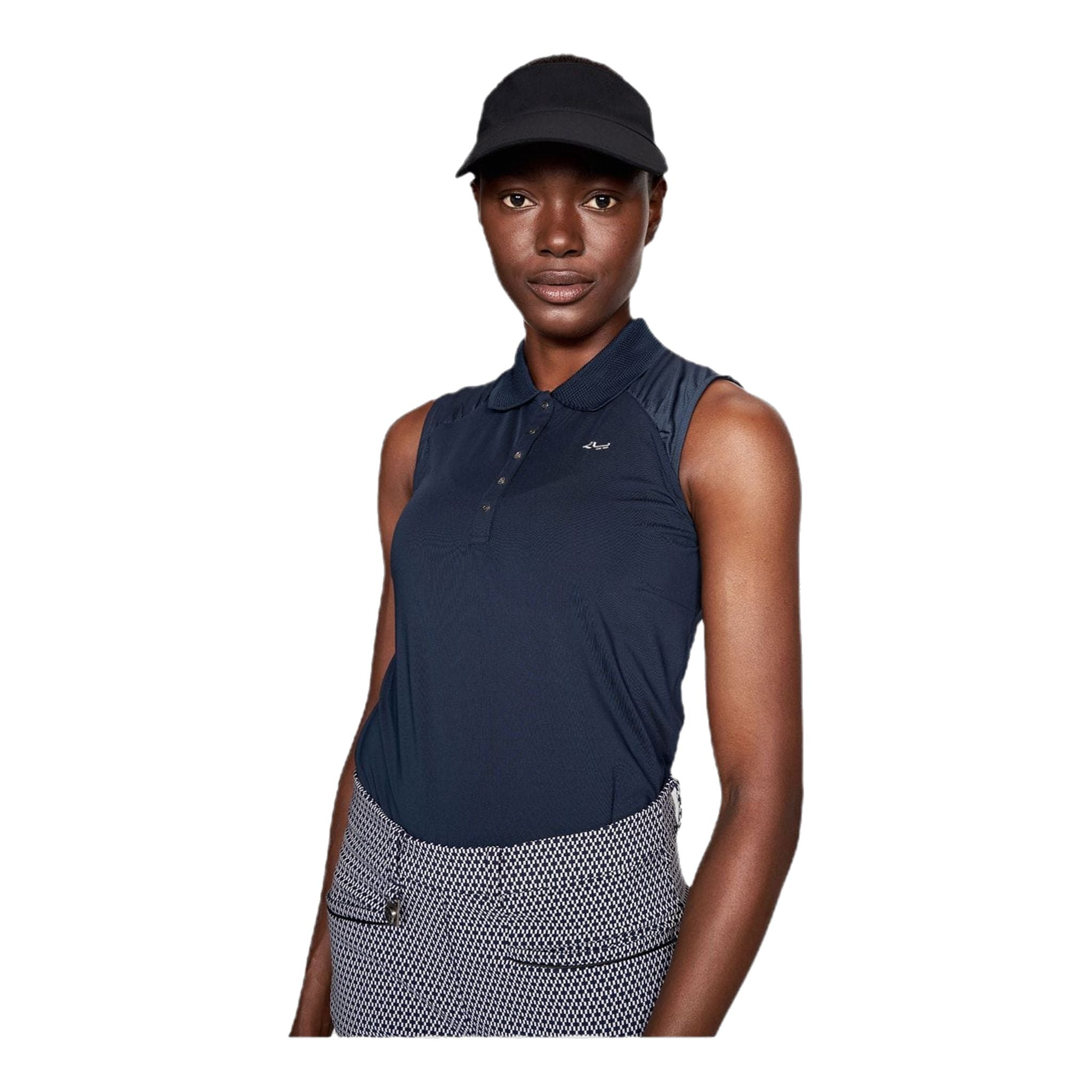 Polo Pulse sans manches bleu marine pour femme de Röhnisch