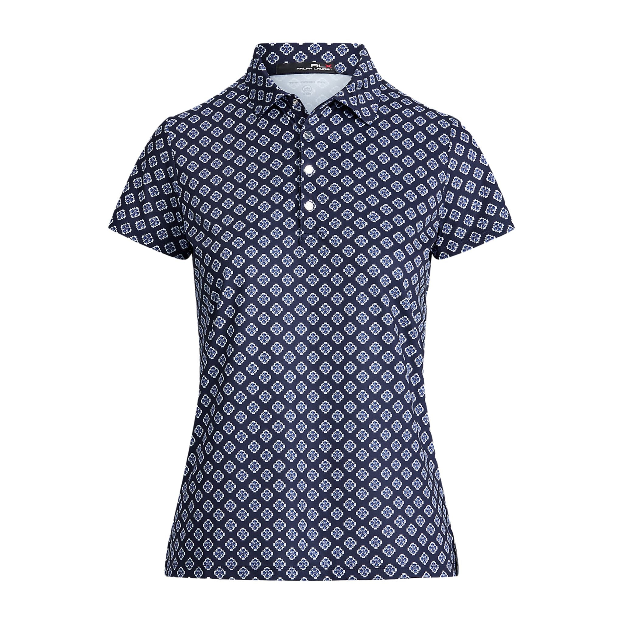 Polo Ralph Lauren W Printed Airflow SS bleu marine pour femme