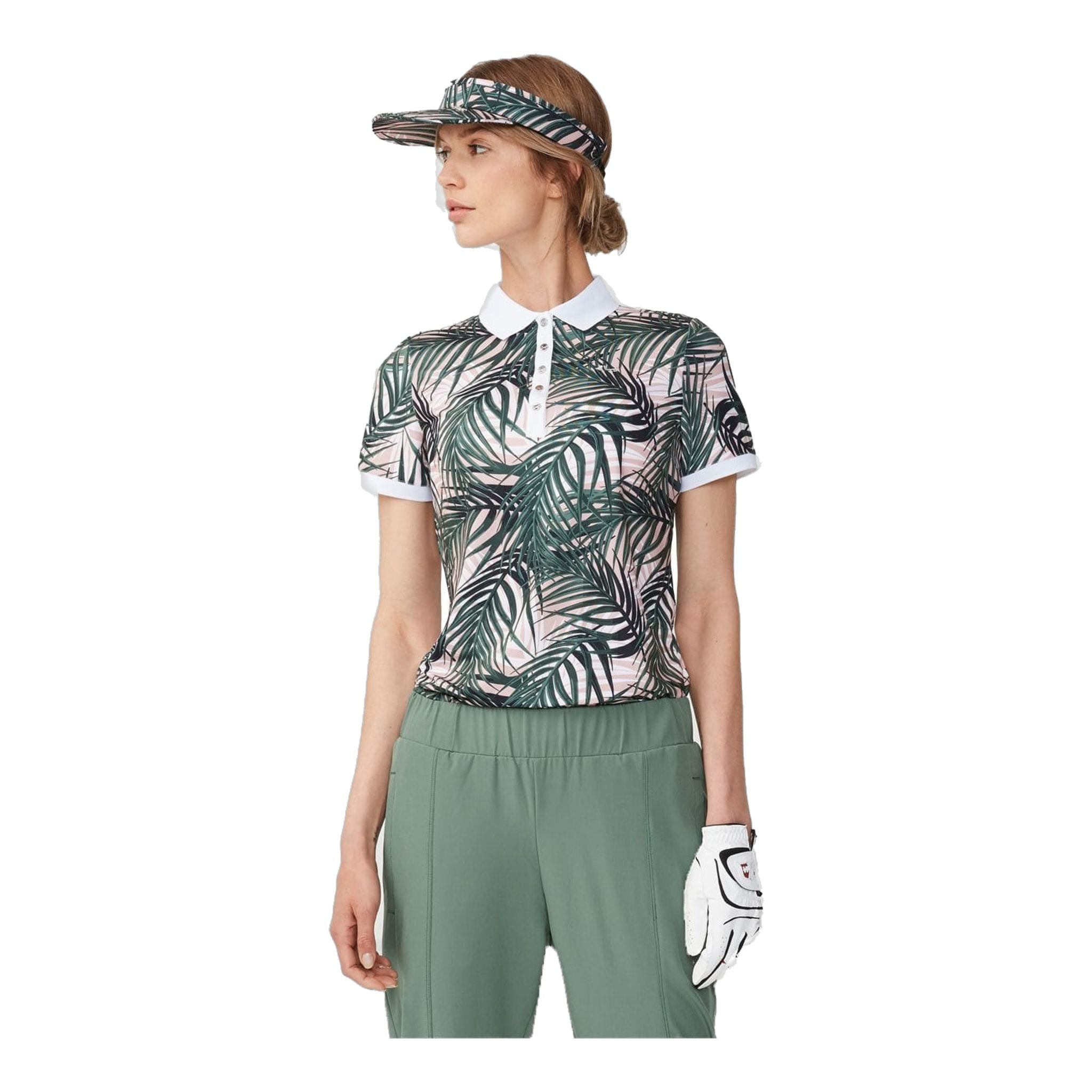 Röhnisch Polo Element Palm Rose Pâle Femme