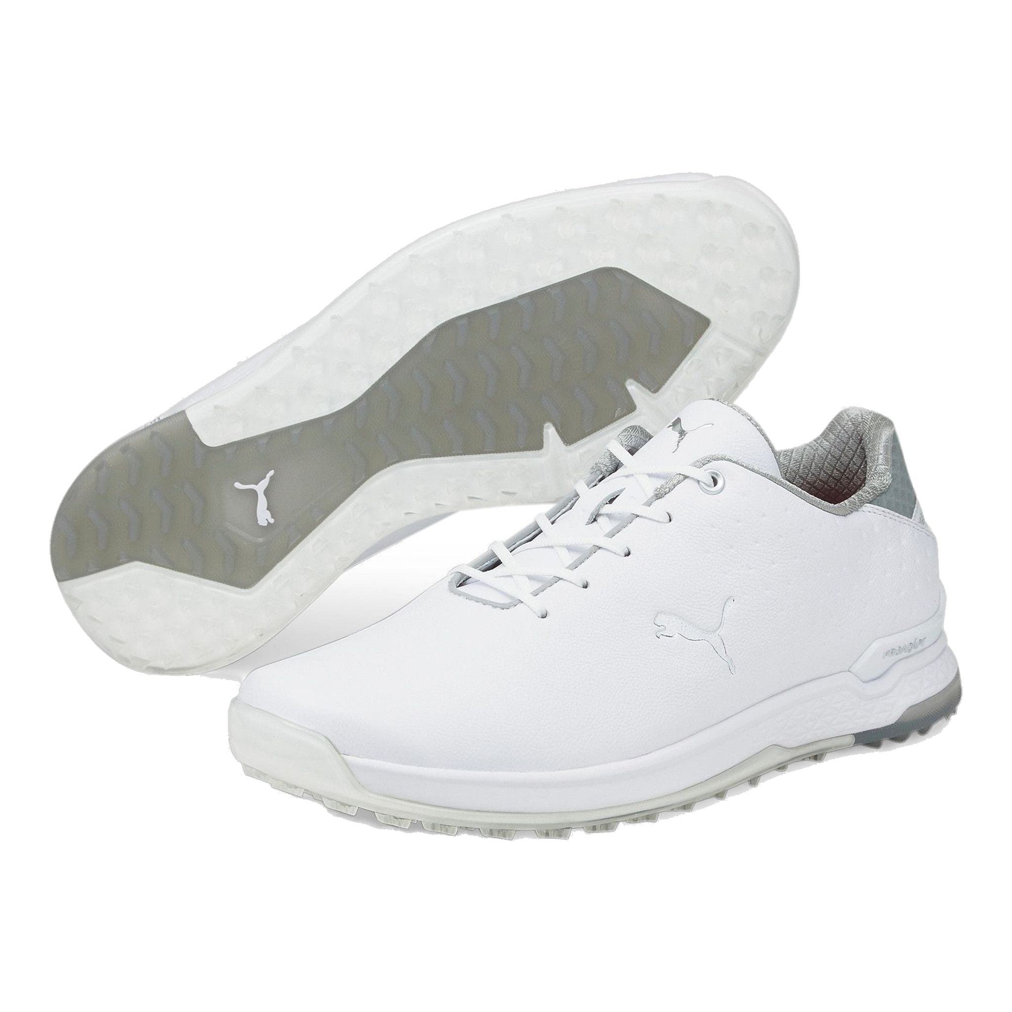 Puma M Proadapt Alphacat en cuir blanc/argenté pour homme