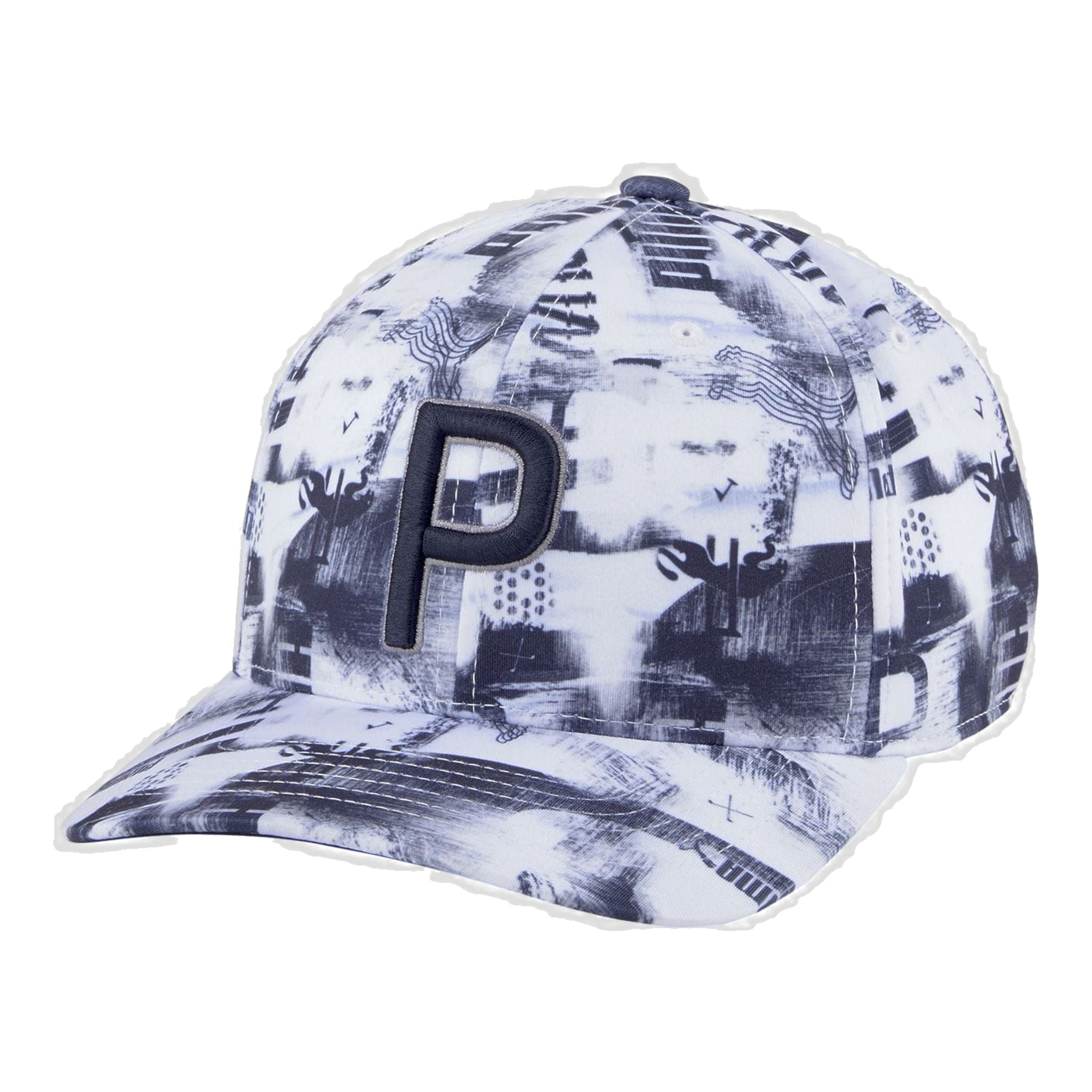 Casquette Puma Snapback P 110 Hacked Blanc/Marine