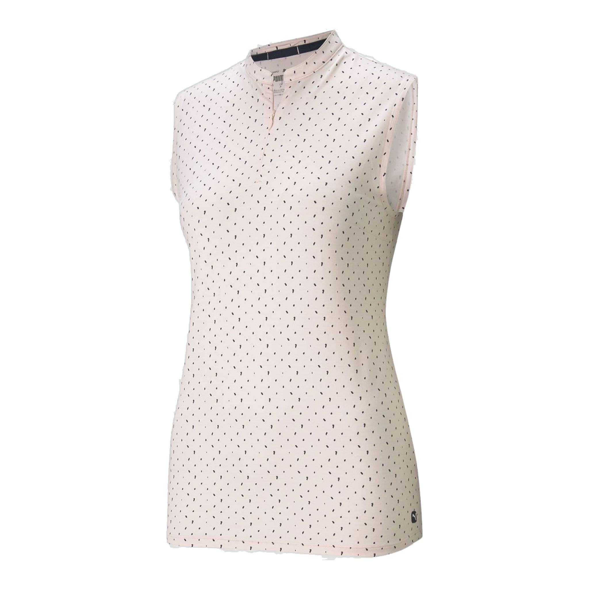 Polo sans manches Puma Cloudspun Polka pour femme