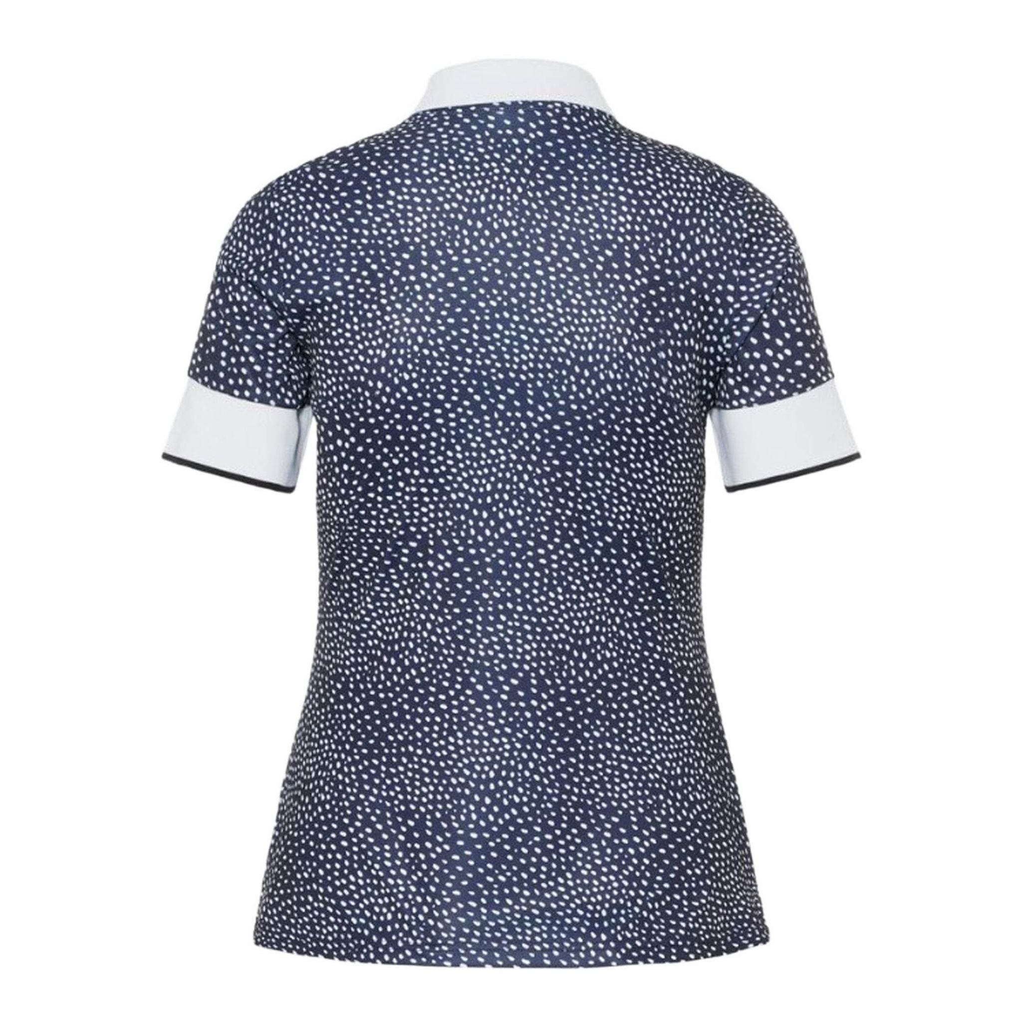 J. Lindeberg W Lexie-TX Coolmax Polo Blanc à Pois Femme