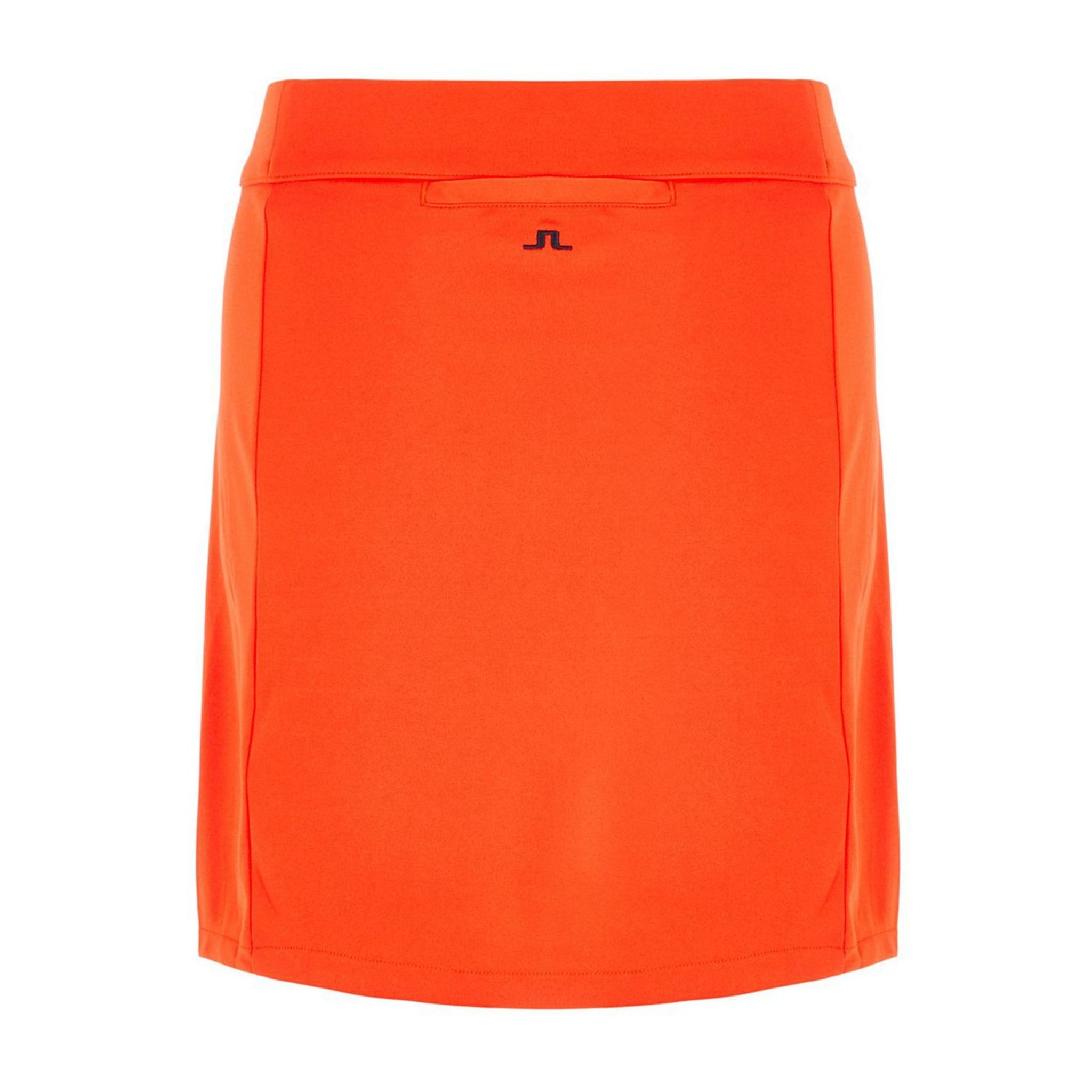 Jupe longue en jersey W Amelie TX de J. Lindeberg pour femme, rouge tomate