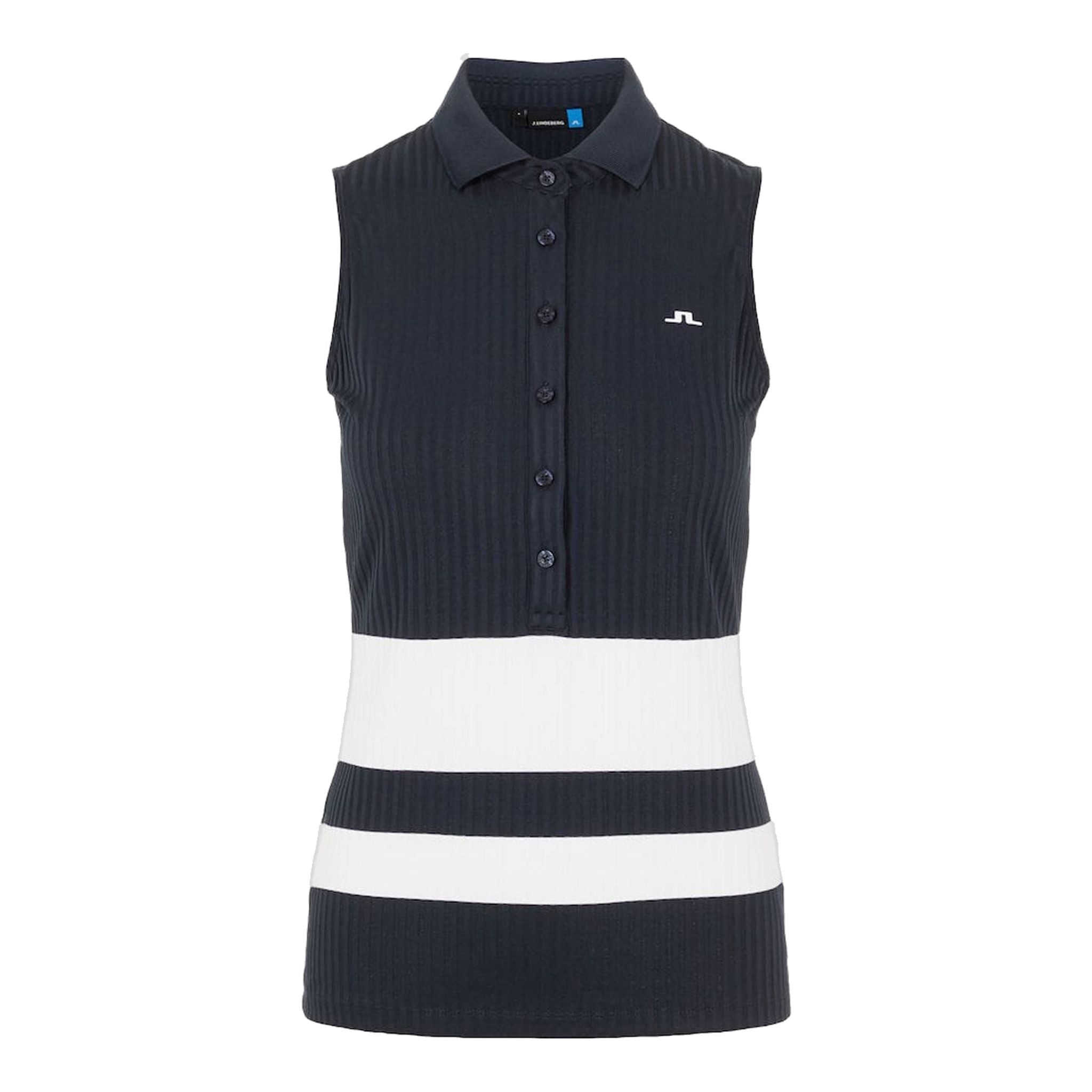 J. Lindeberg W Nora-Rib Jersey Polo Jl Marine Femme