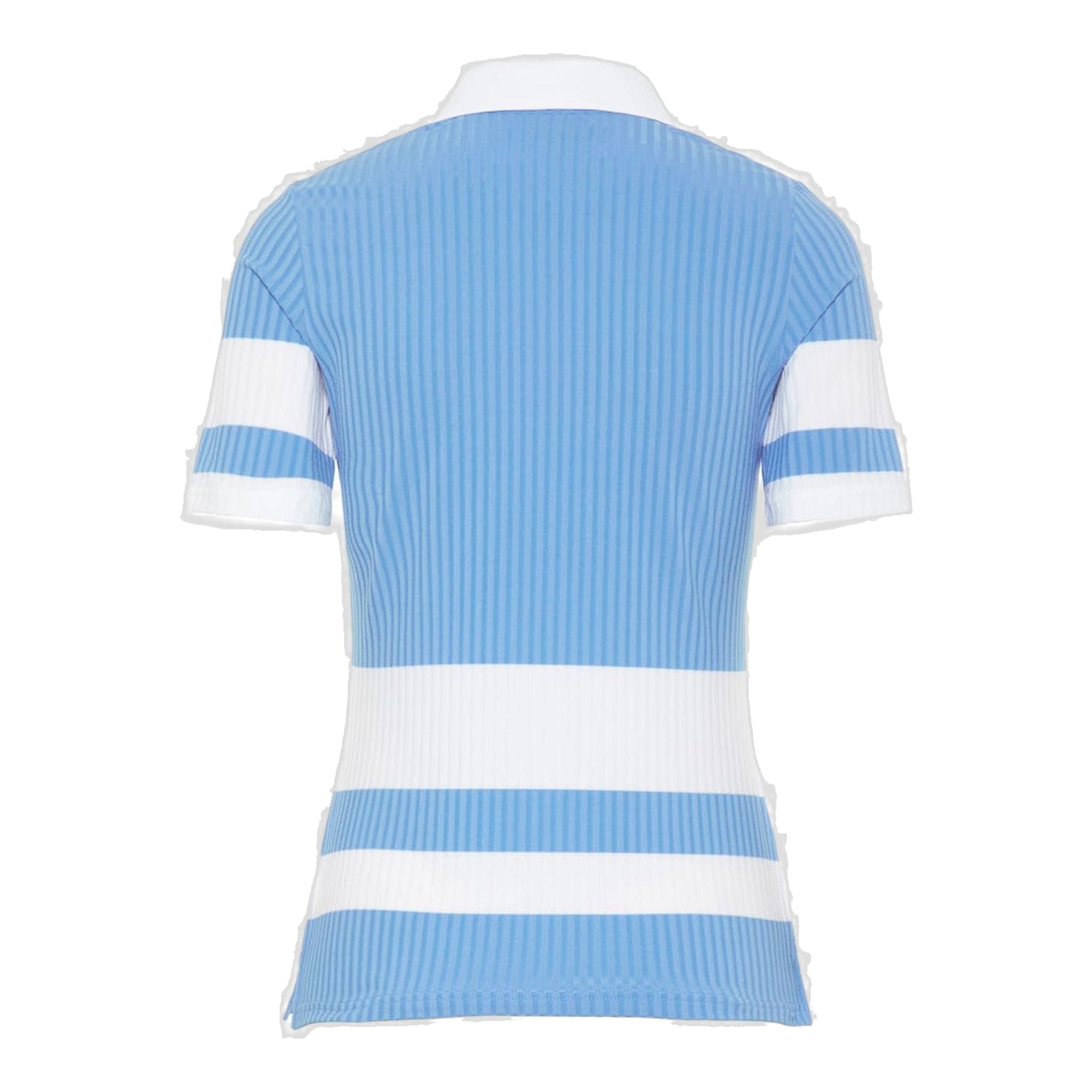 Polo J. Lindeberg W Natasha-Rib Jersey Bleu Lac Femme