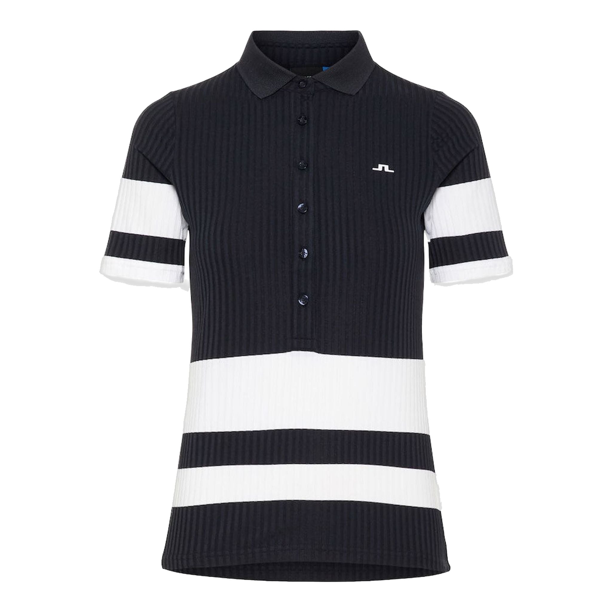 J. Lindeberg W Natasha-Rib Jersey Polo Jl Marine Femme