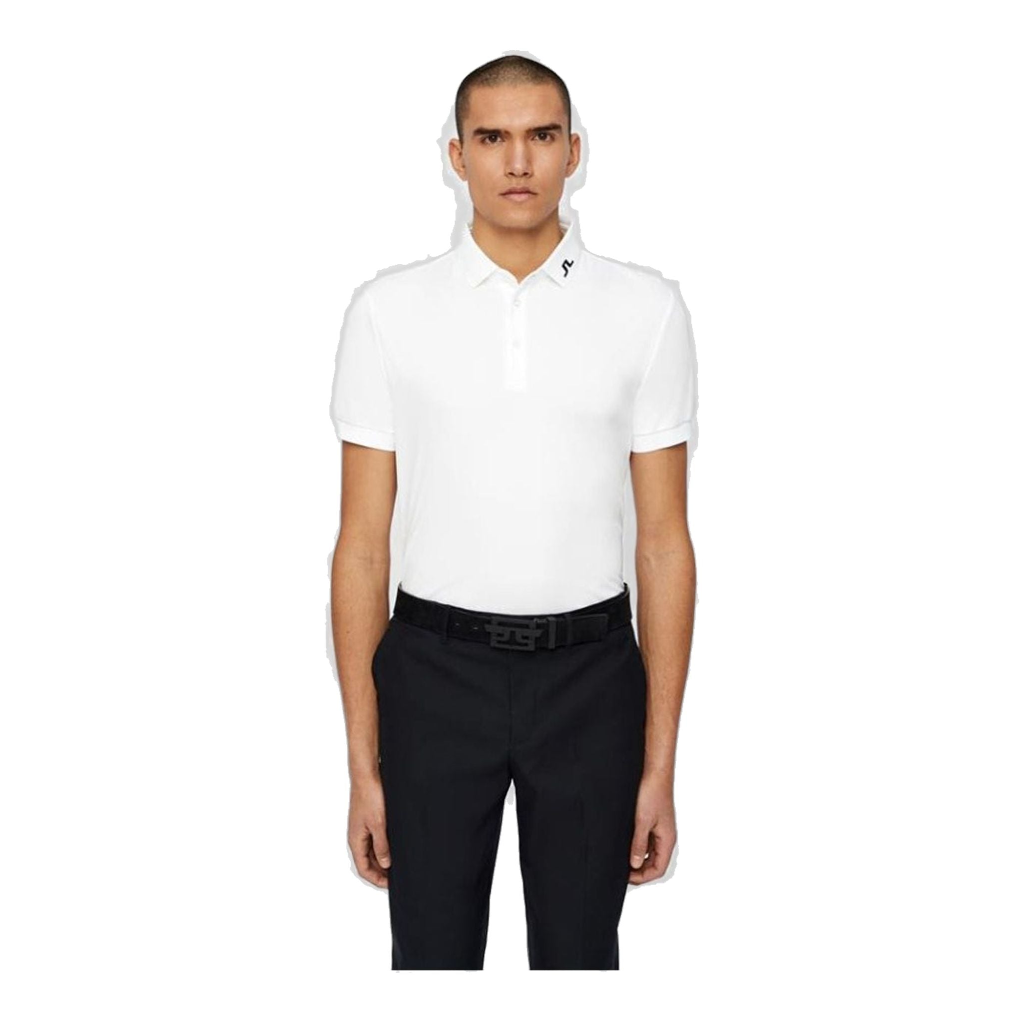 J. Lindeberg M KV Reg-TX Jersey Polo Blanc Homme