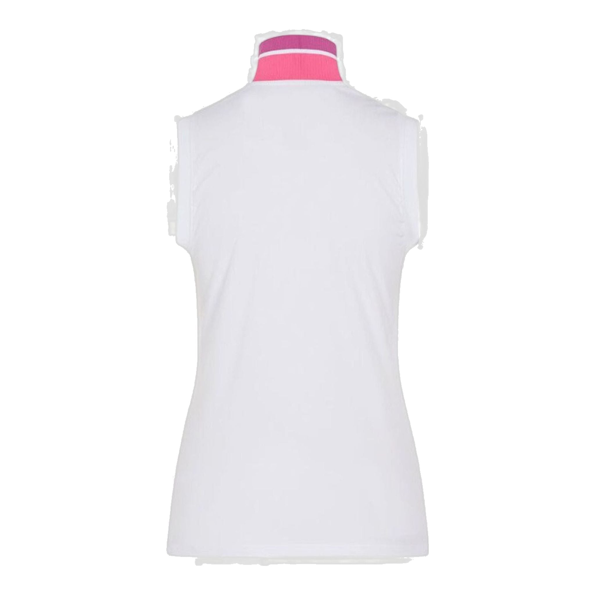 Polo blanc à manches courtes J. Lindeberg W Audrey TX-Jersey pour femme