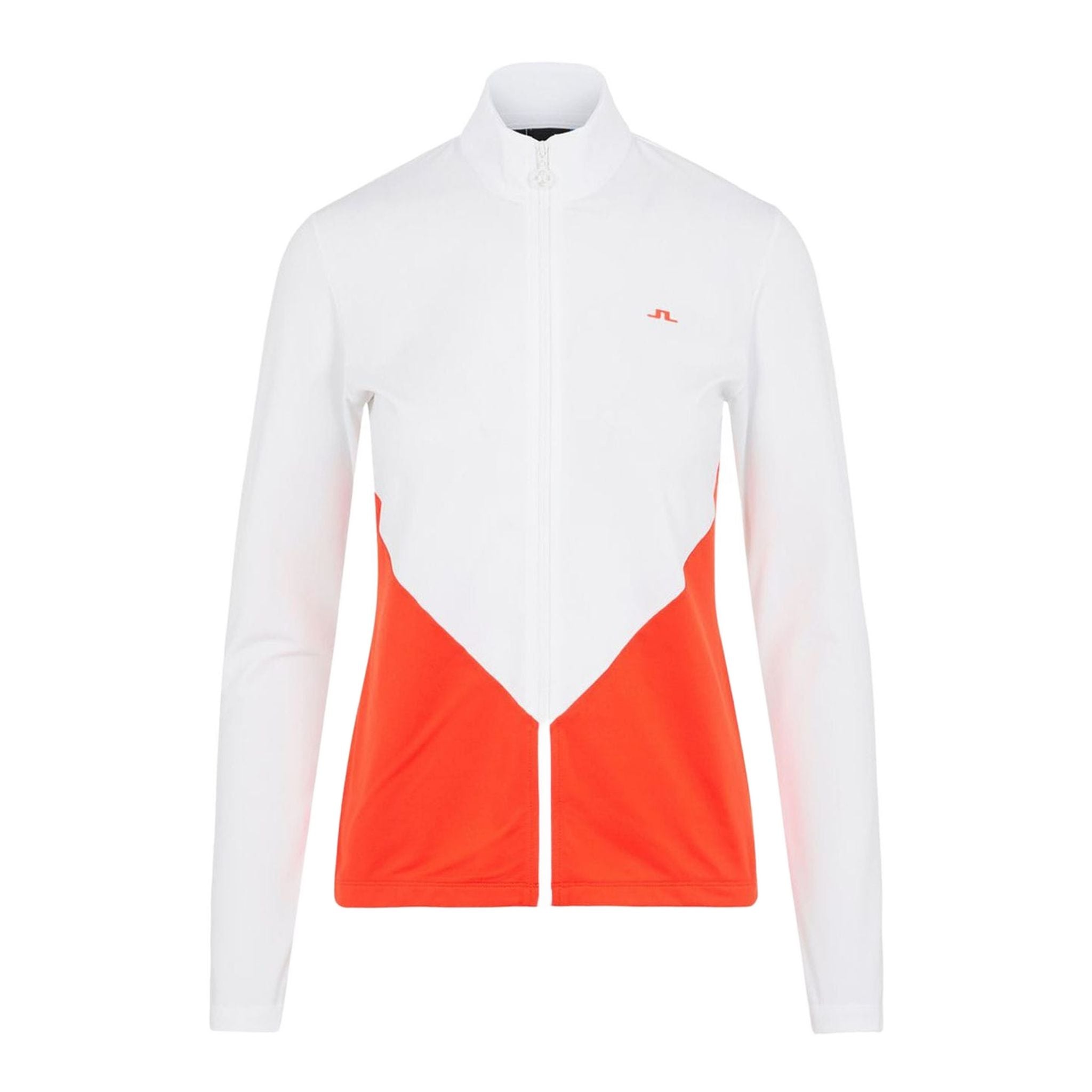 Pull mi-long J. Lindeberg W Liza-Light blanc pour femme