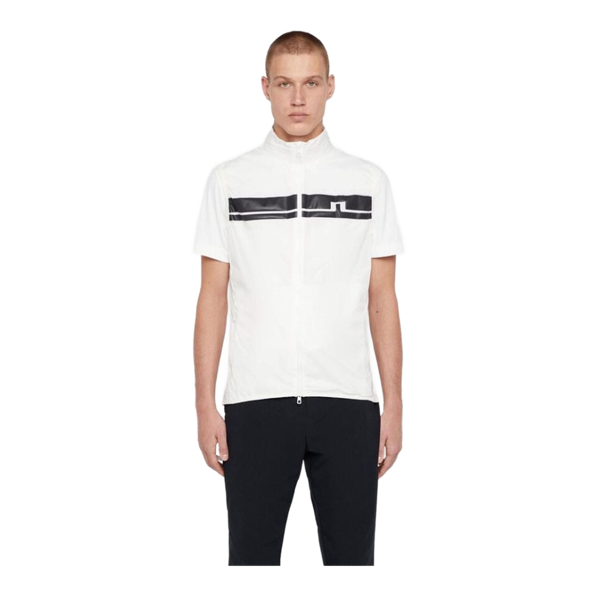 Gilet léger J. Lindeberg M Lou Stretch Wind Pro Blanc Homme