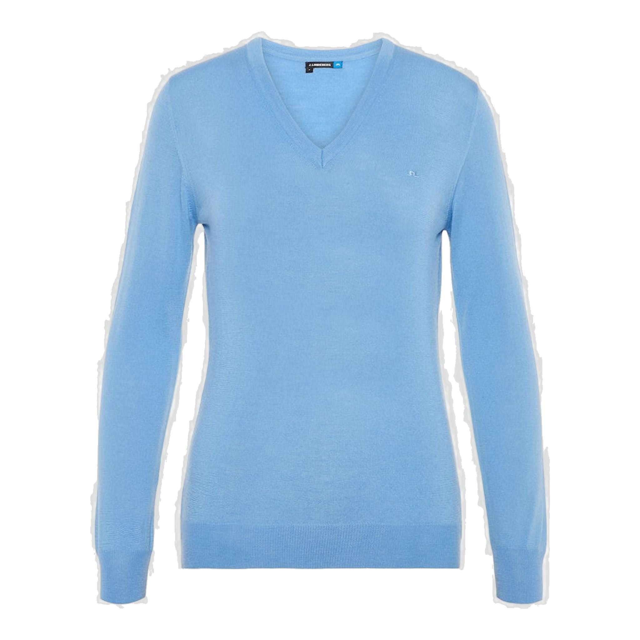 Pull en mérinos véritable J. Lindeberg W Amaya, bleu lac, femme
