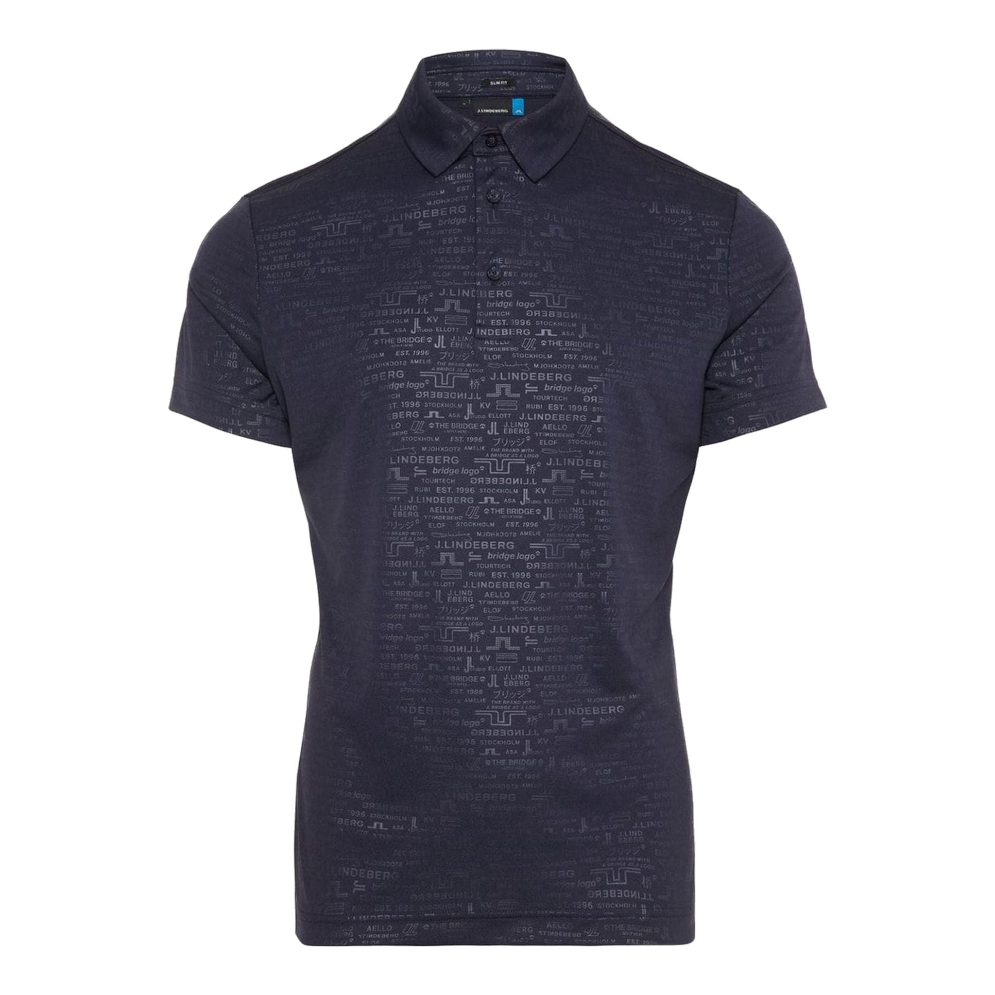 J. Lindeberg M Pine Slim Fit-TX Jersey Polo Jl Marine Homme