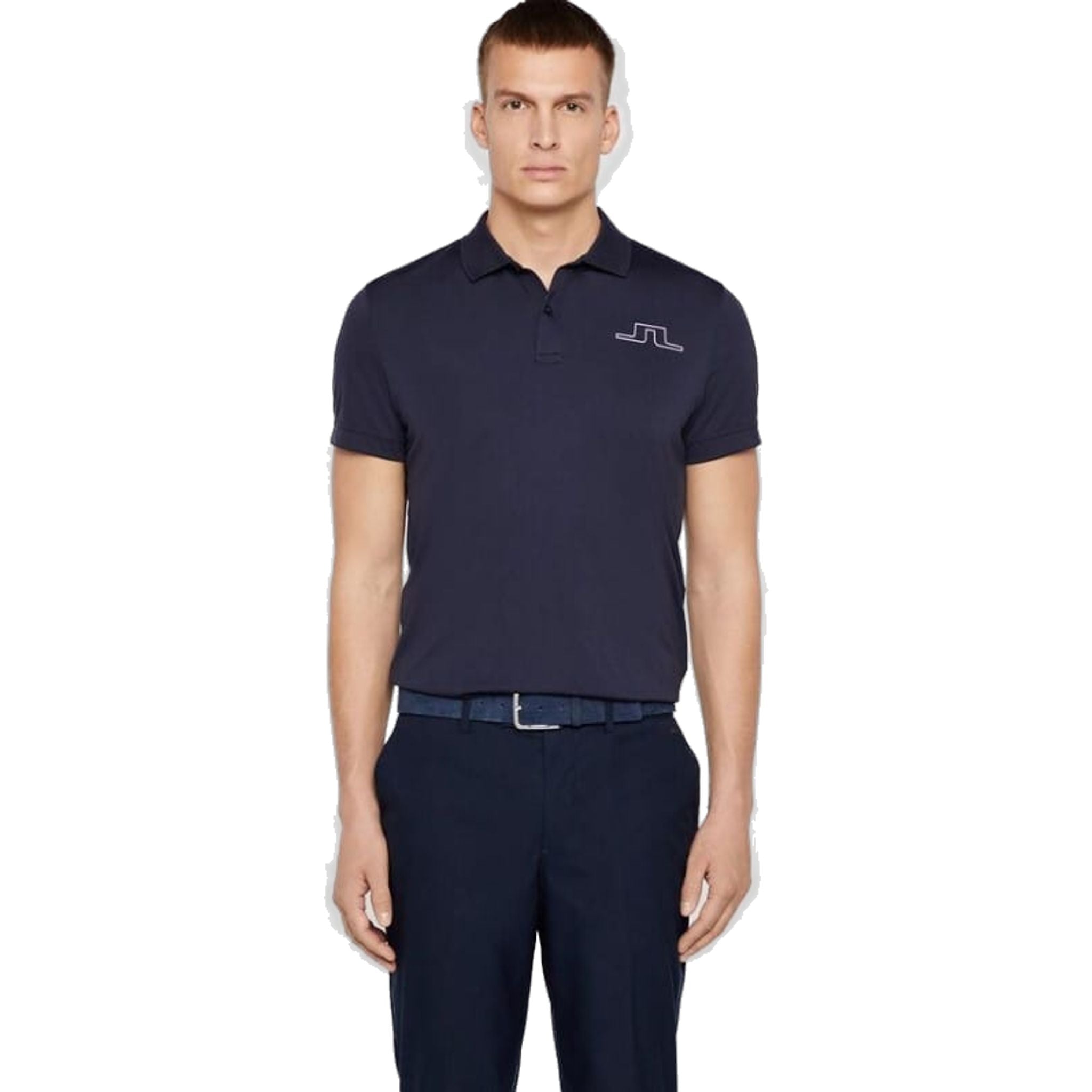 J. Lindeberg M Alan Reg Fit-TX Jersey Polo Marine Homme
