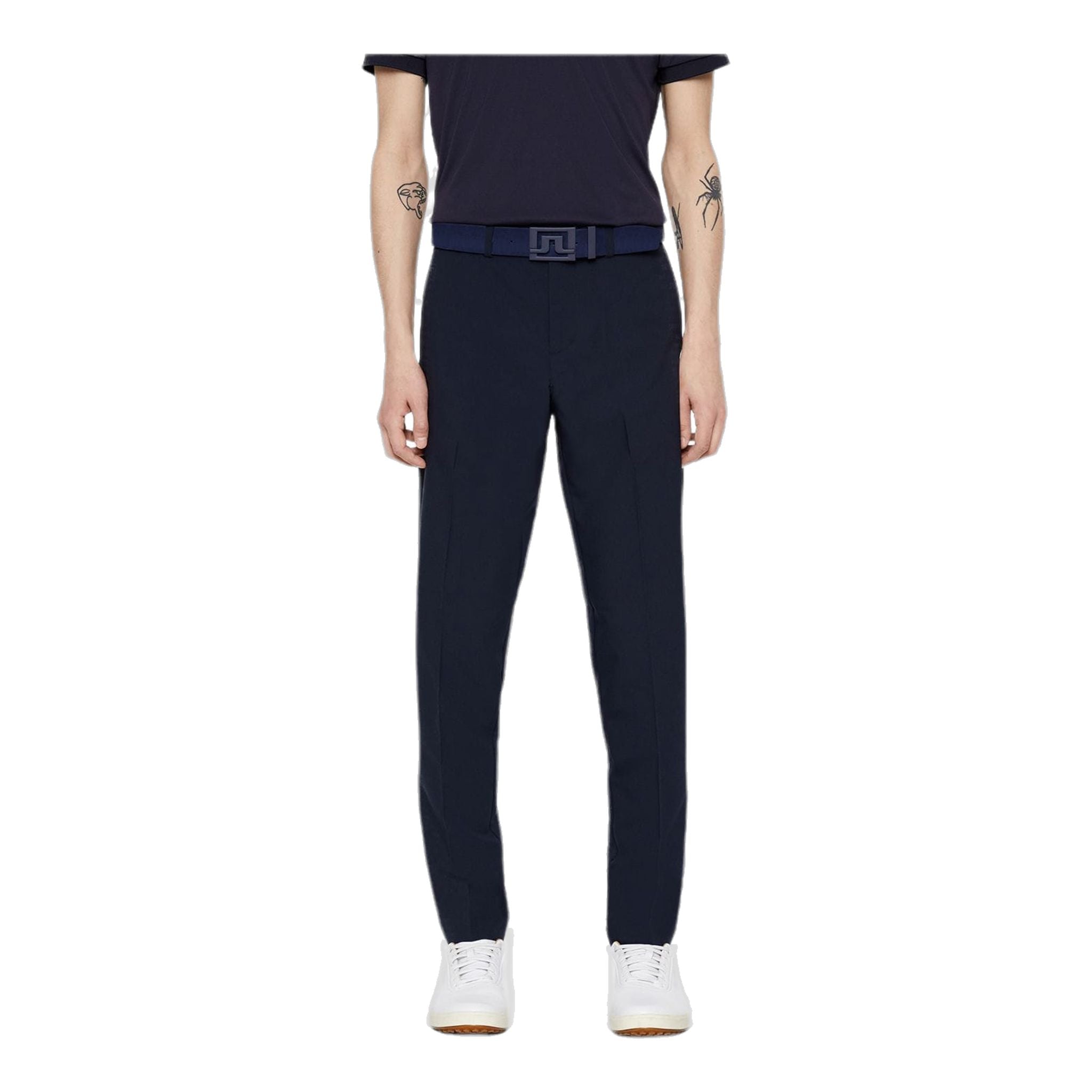 Pantalon J. Lindeberg M Will-Light Jacquard JL Marine Homme