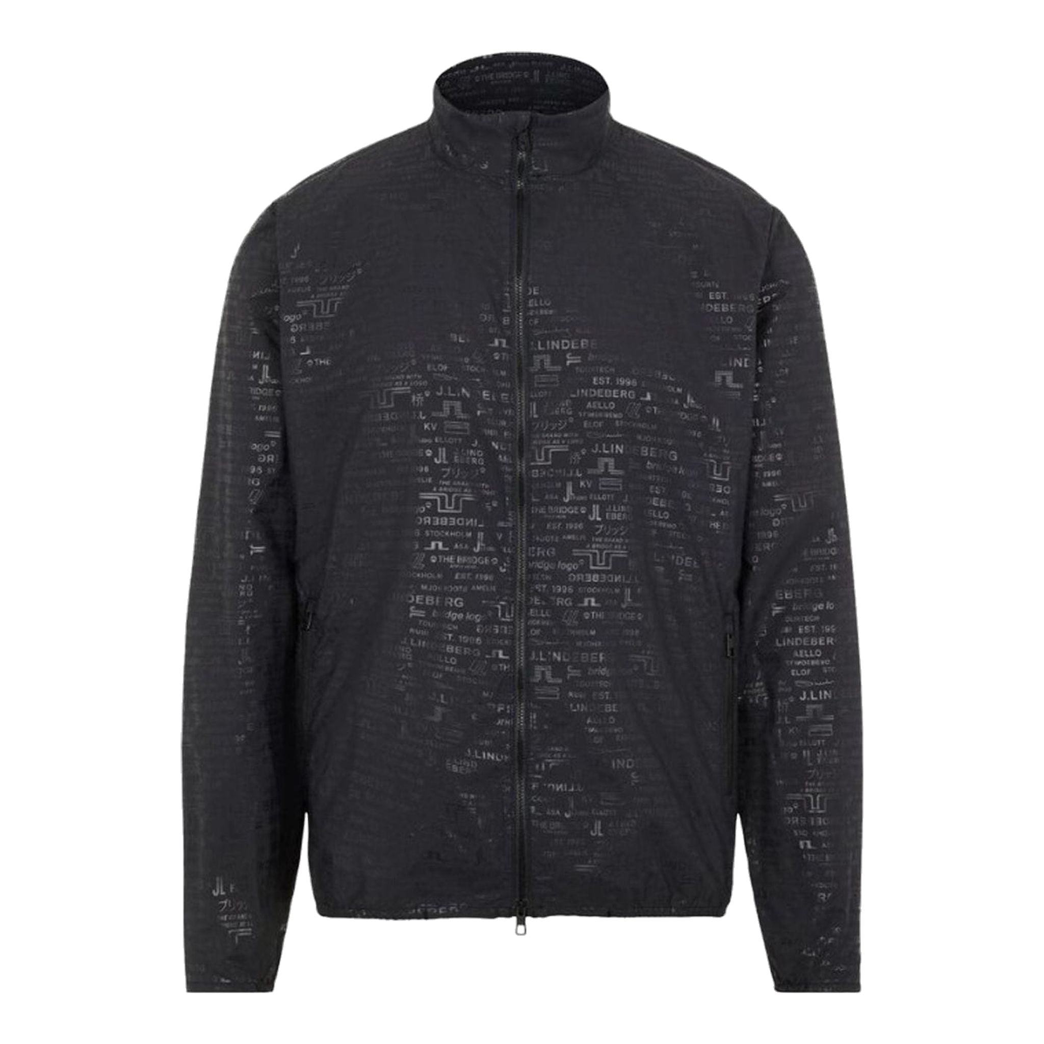 Veste J. Lindeberg M Wind Tech Felix Deboss Noire Homme