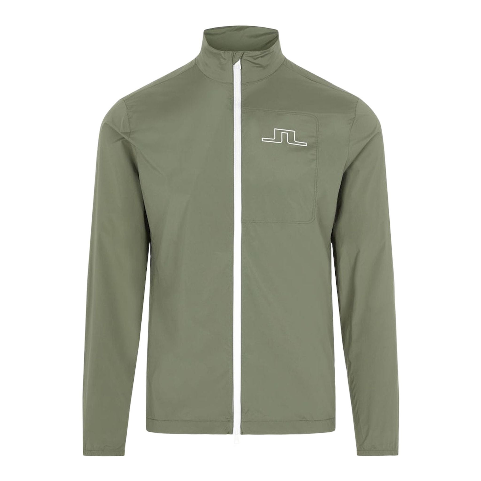 Veste J. Lindeberg légère et compressible, vert cendré thym, pour homme